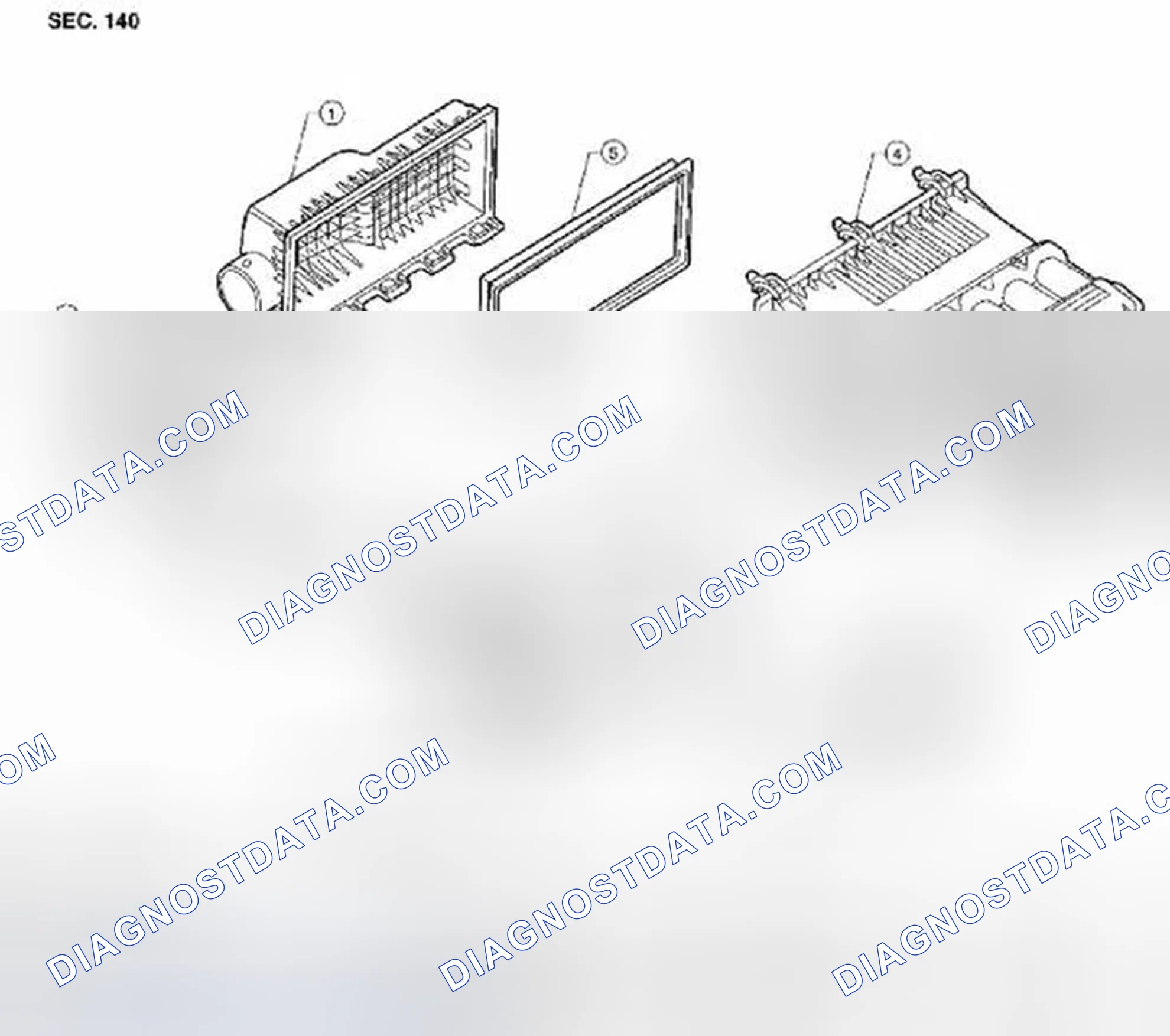 Scheme 14: Air Cleaner and Air Duct: Exploded View
