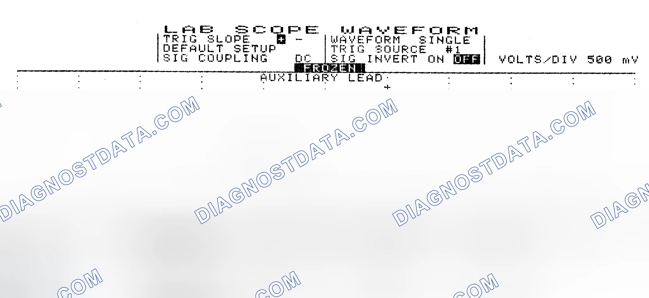 Scheme 10: Single Injector w/Excessive Current Flow - Current Pattern