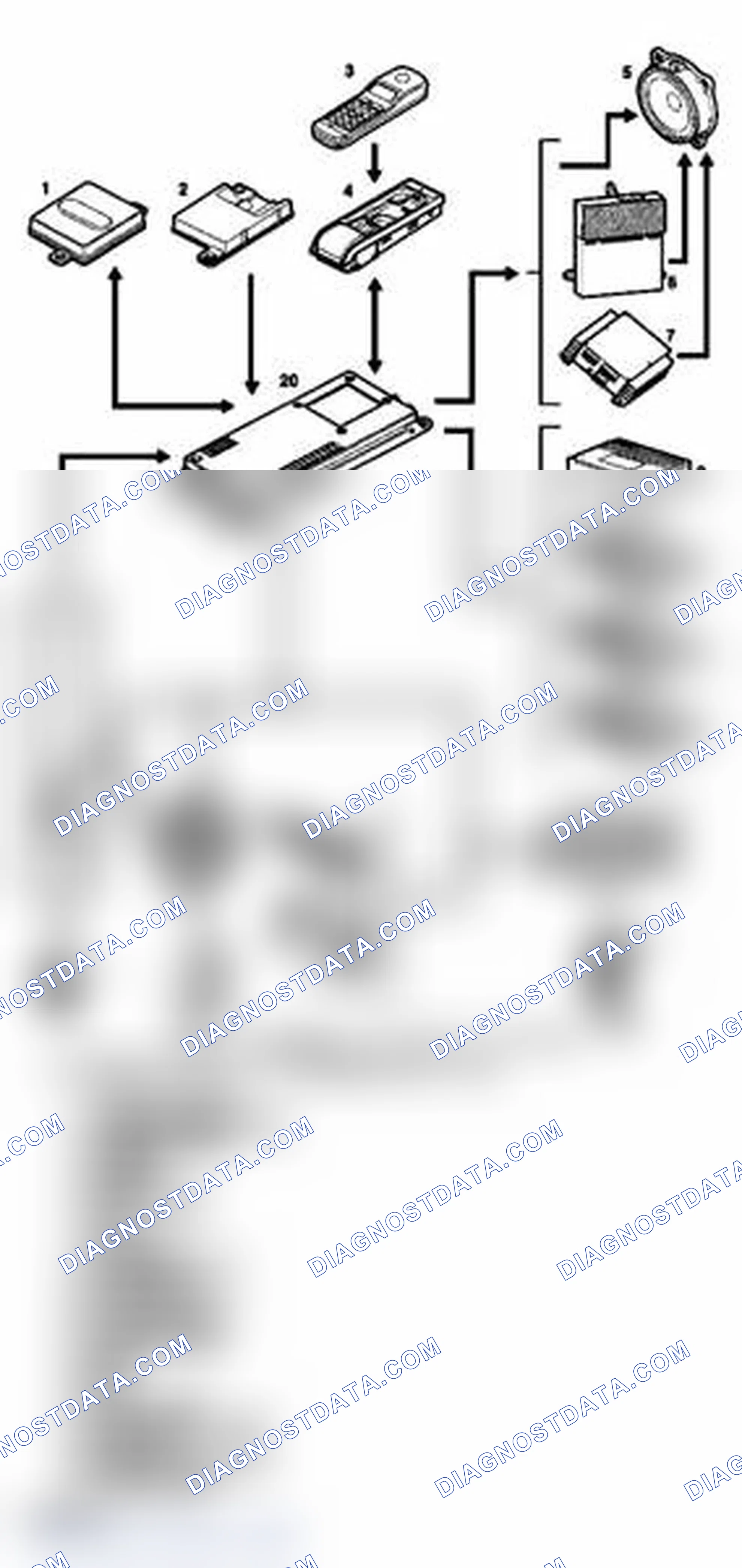 Scheme 2: Telephone System Control Diagram - Up To 2005MY