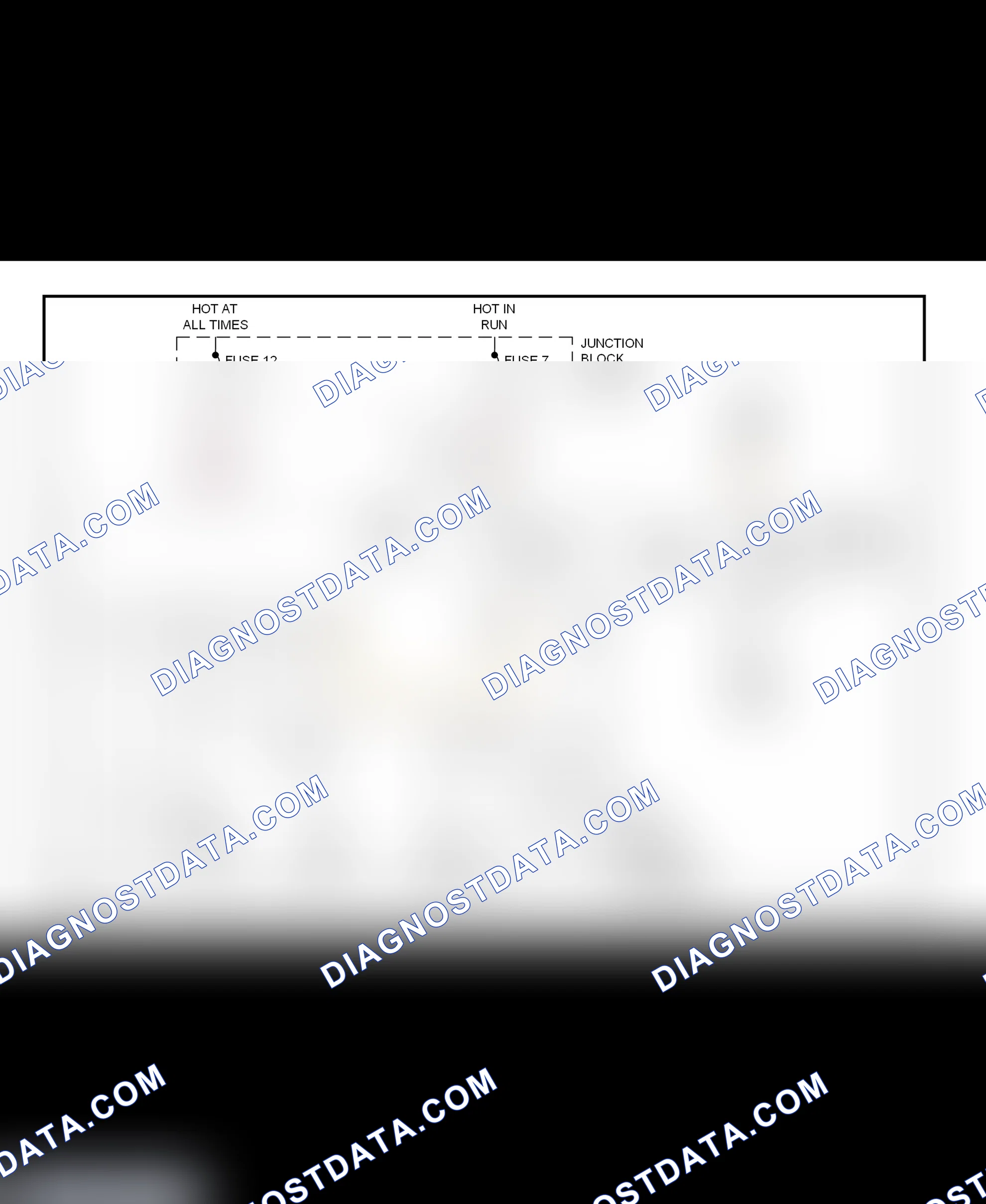 Scheme 1: Rear Wiper/Washer System Wiring Diagram (Durango)