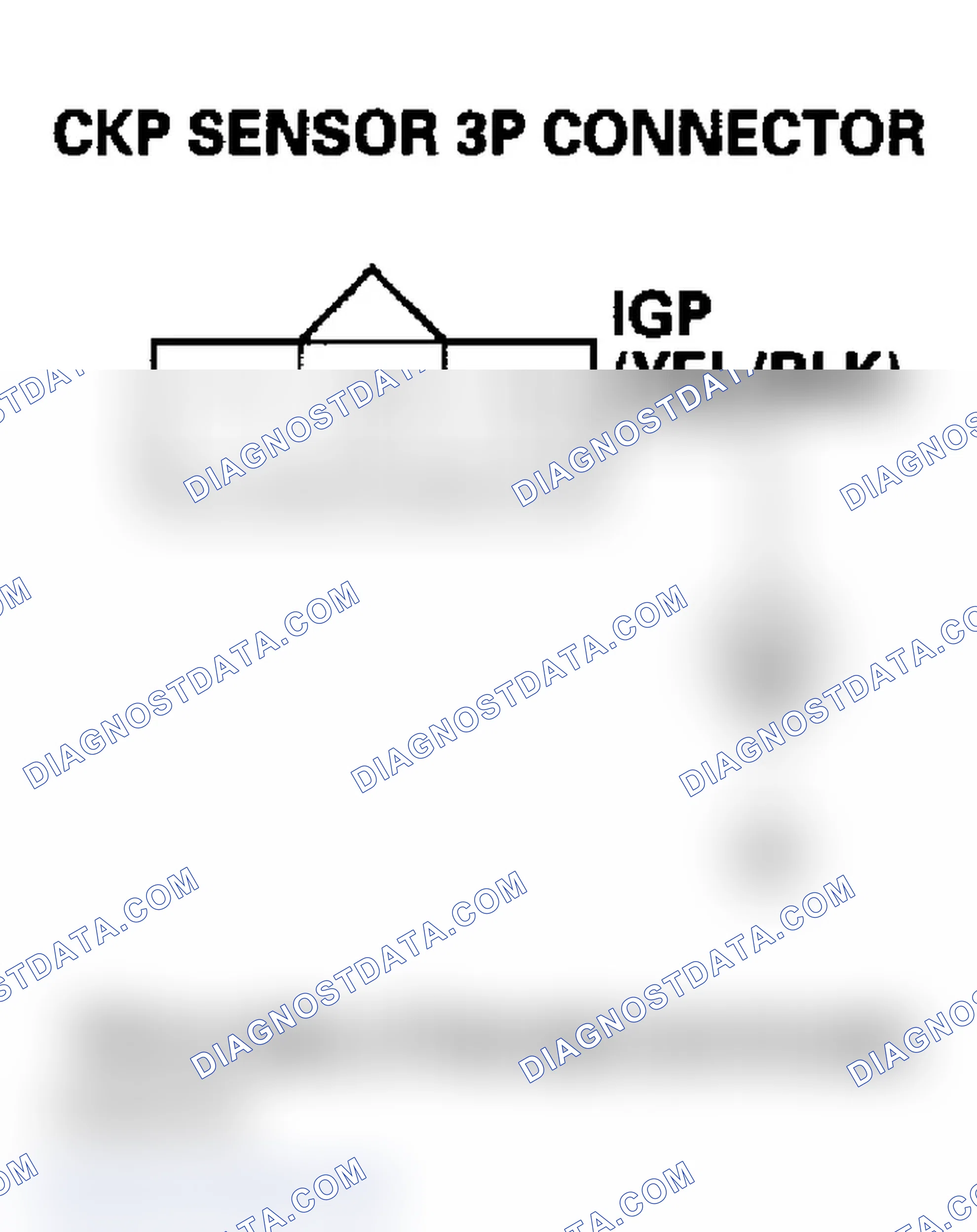 Scheme 132: DTC P0335, P0336, P0339: CKP Sensor No Signal (2002-2004 models; CKP Sensor Circuit Intermittent Int