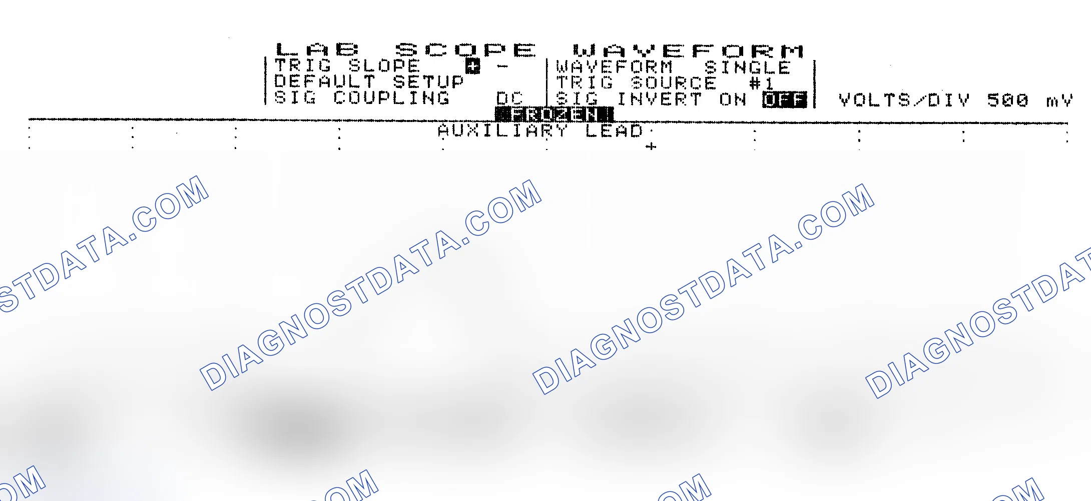 Scheme 10: Single Injector w/Excessive Current Flow - Current Pattern