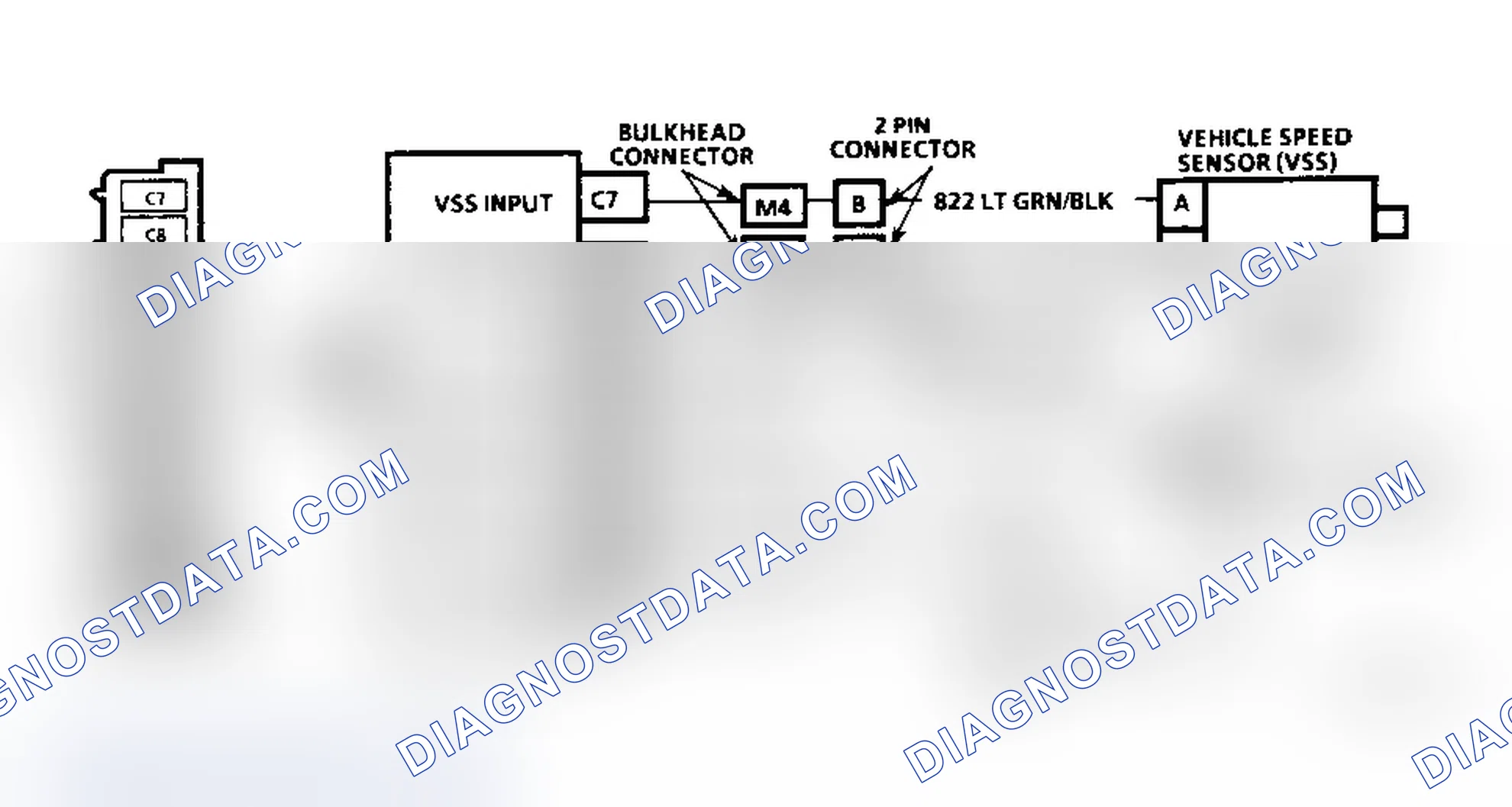 Scheme 226: CODE 24, VEHICLE SPEED SENSOR - 1992 6.2L DIESEL