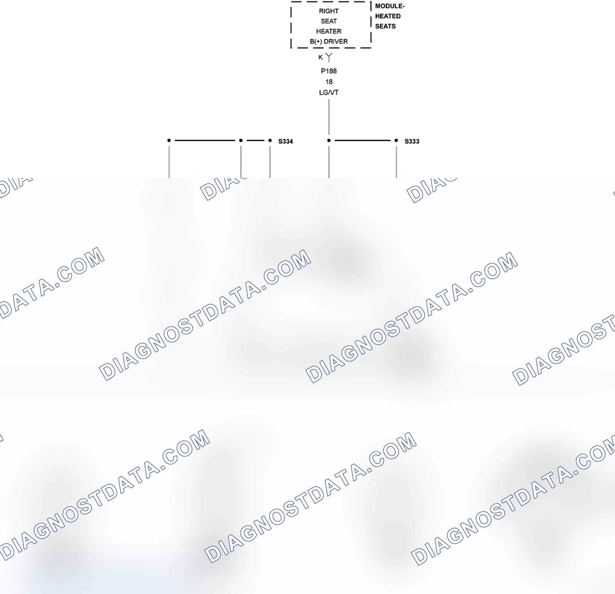 Scheme 111: B1096-FRONT RIGHT SEAT HEATER CONTROL CIRCUIT LOW
