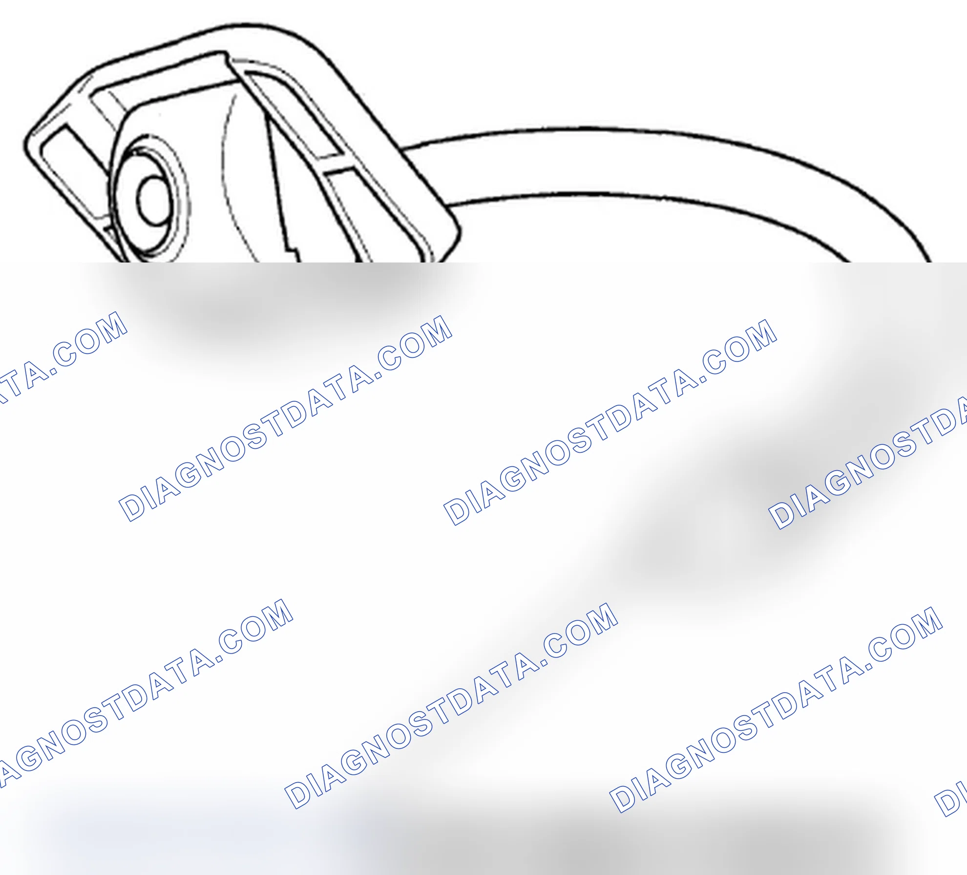 Scheme 961: Rearview Camera Connector for Inputs and Outputs