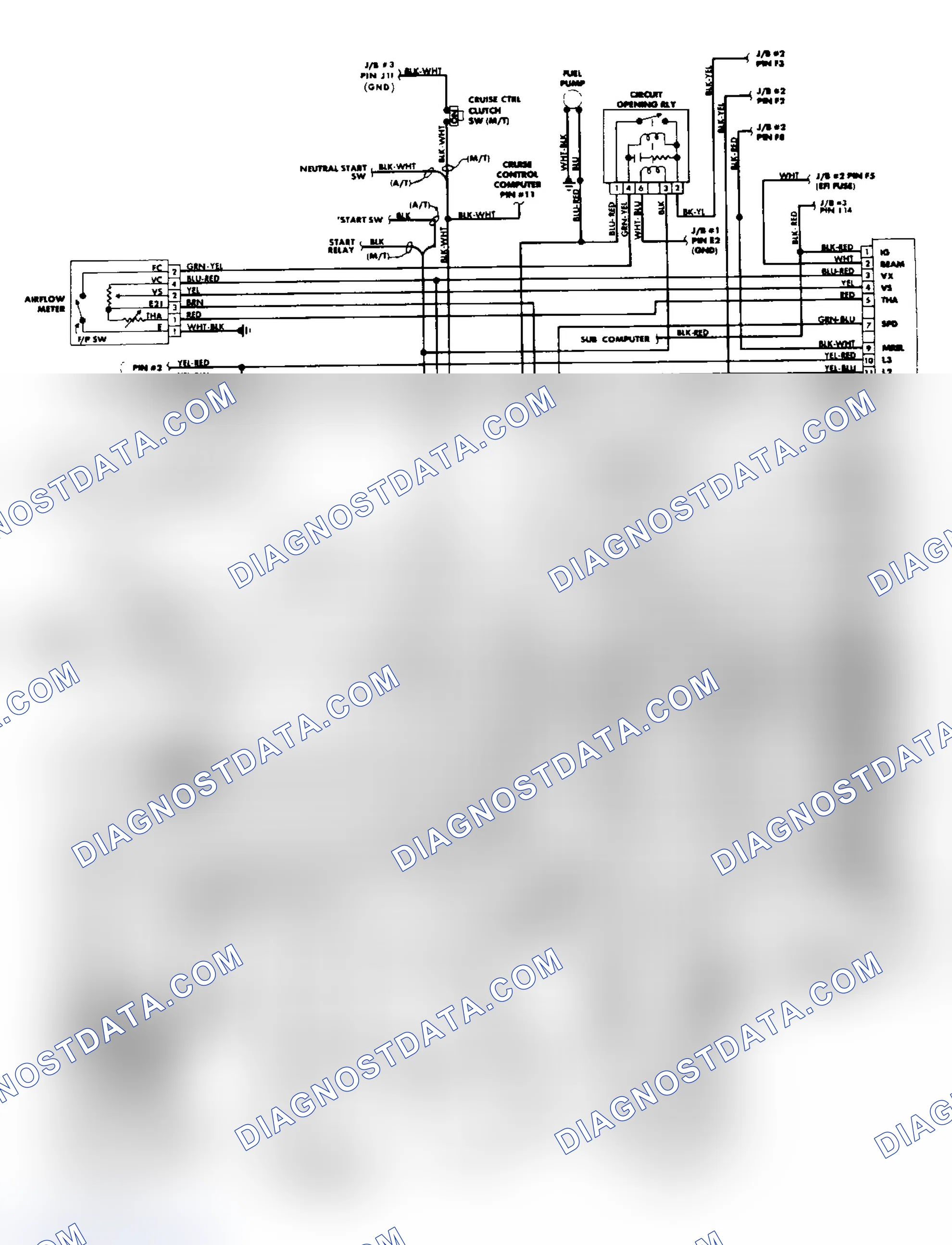 Scheme 59: EFI/TCCS Wiring Diagram (Cressida)