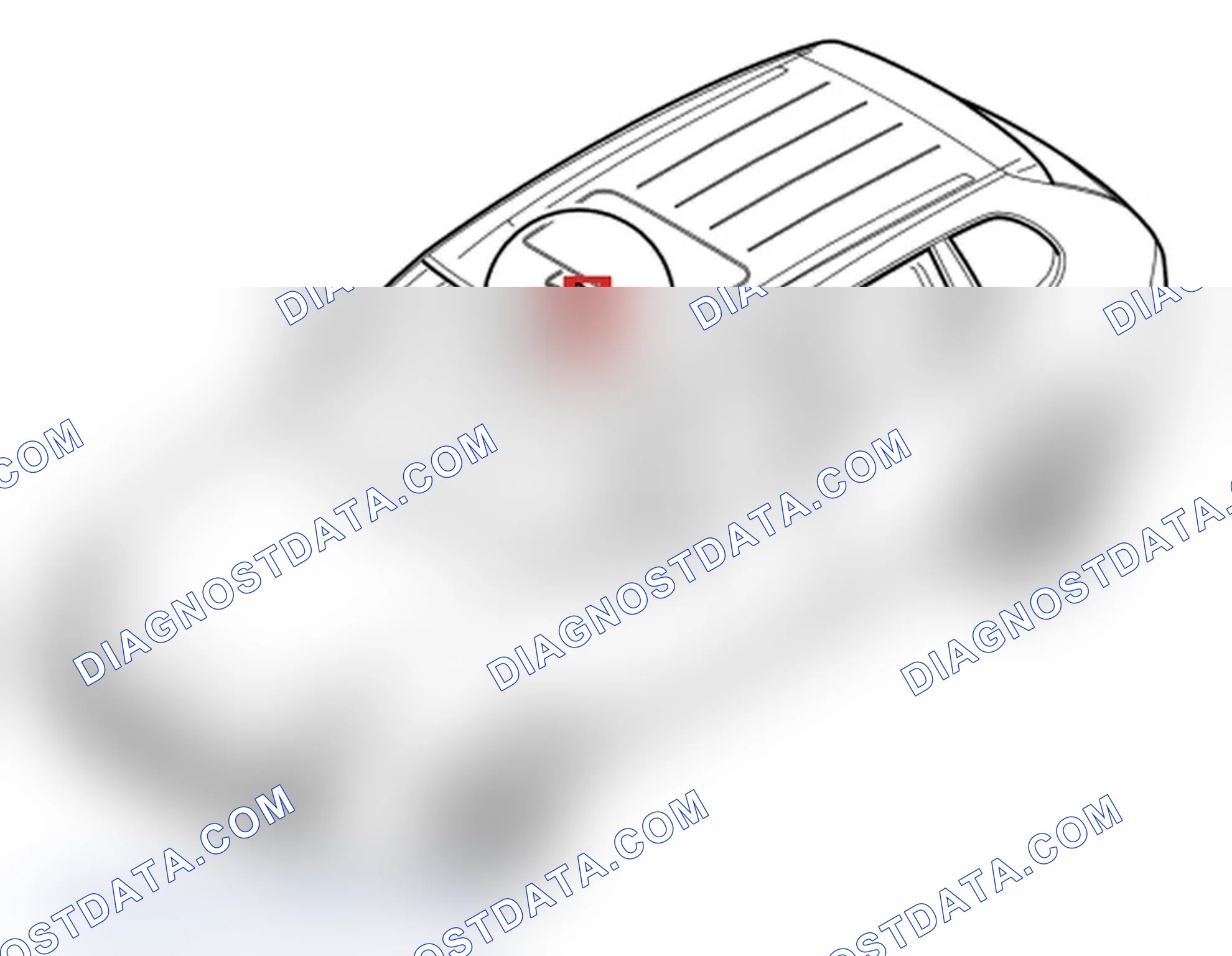 Scheme 44: Removing motor for sliding roof
