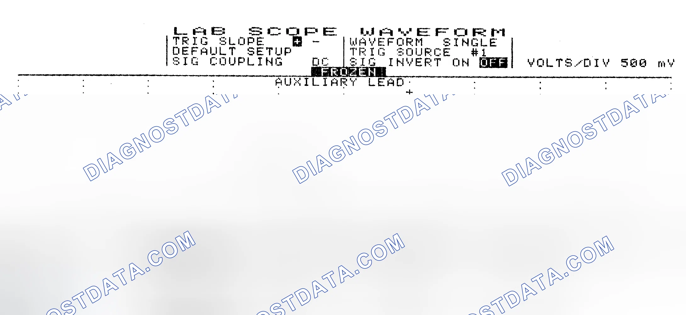 Scheme 10: Single Injector w/Excessive Current Flow - Current Pattern