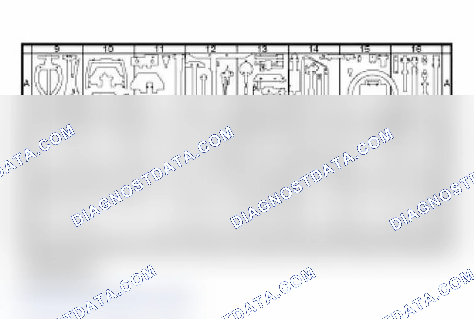 Scheme 57: 00 0 020 Special tool board II complete