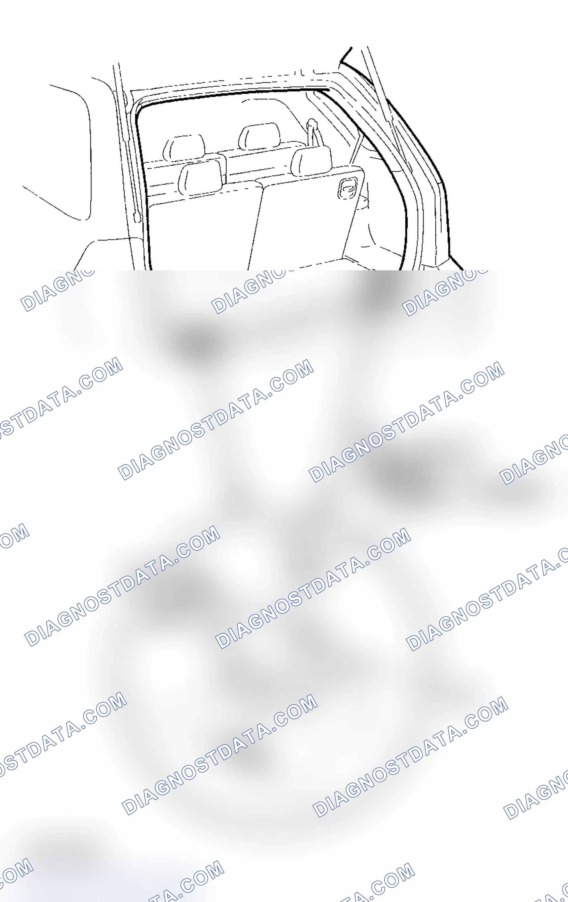 Scheme 31: Third Row Child Seat Tether Anchor Replacement