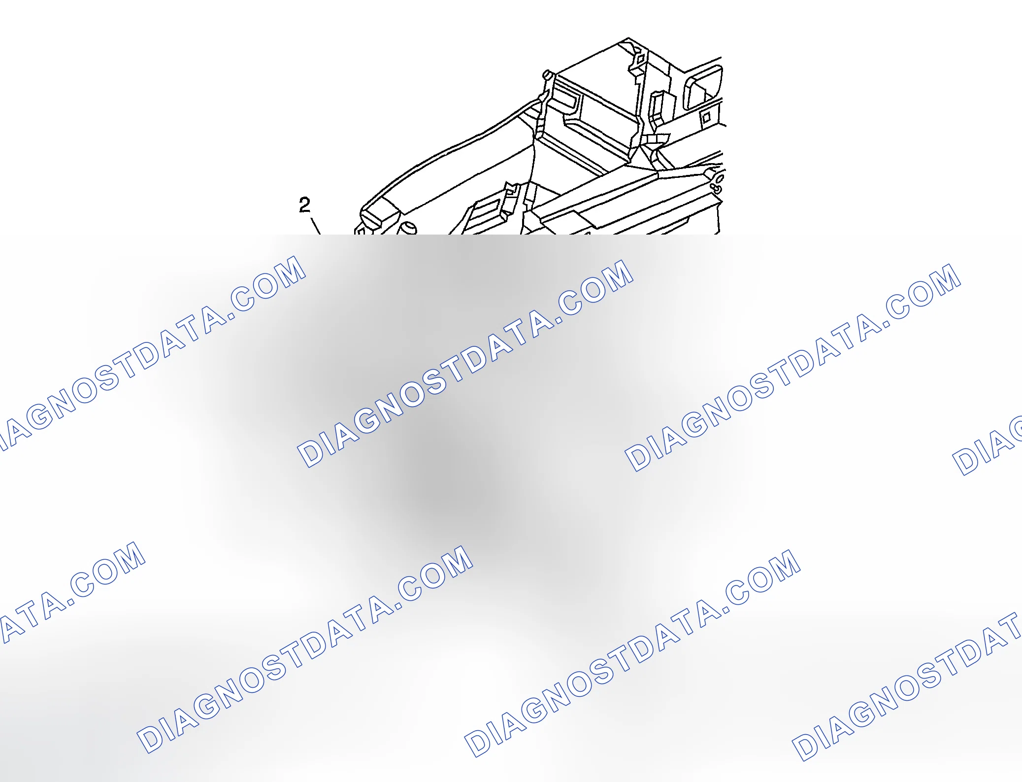 Scheme 958: Automatic Transmission Shift Lock Control Component Views