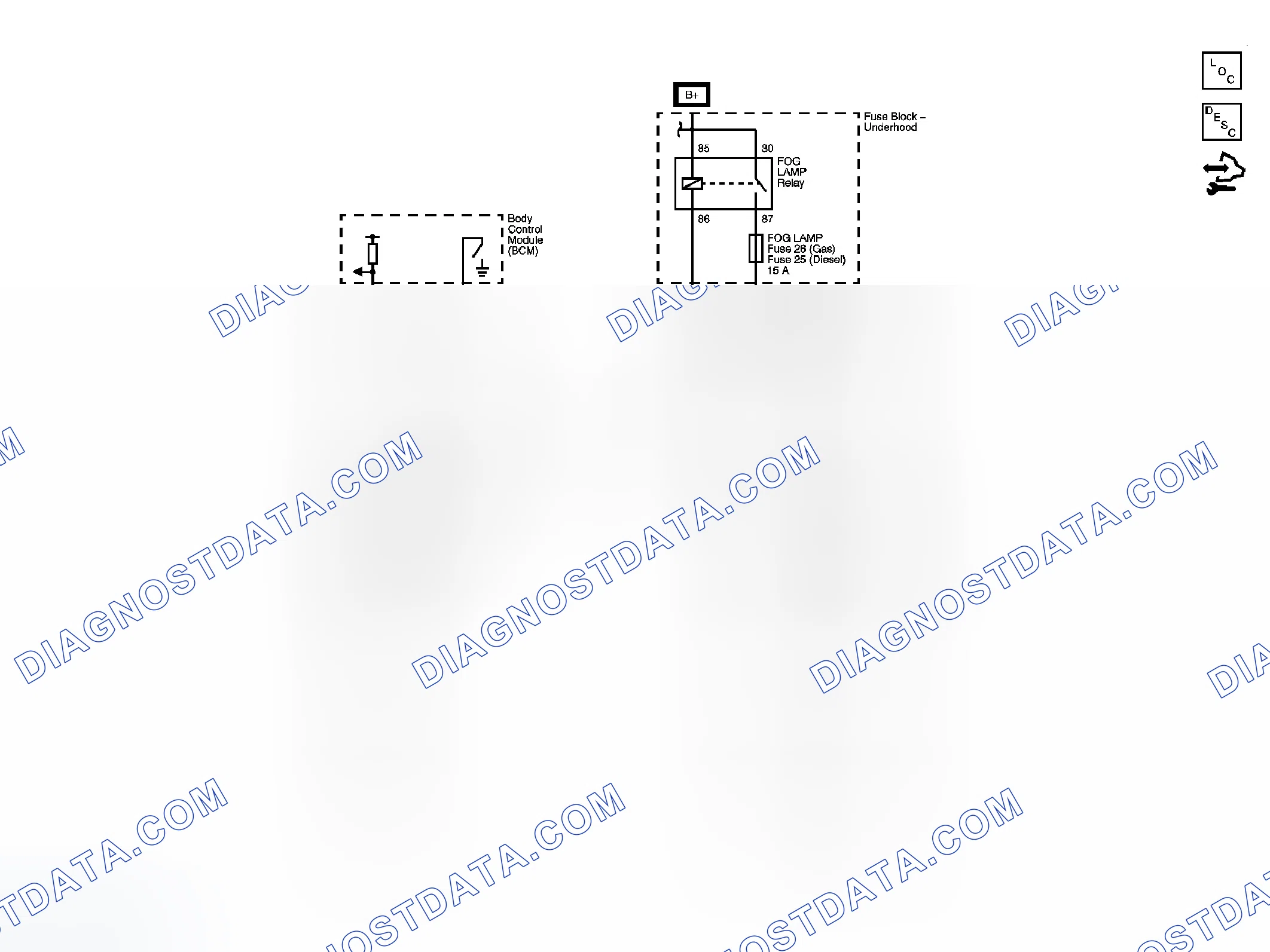 Scheme 4: Fog Lights Schematics