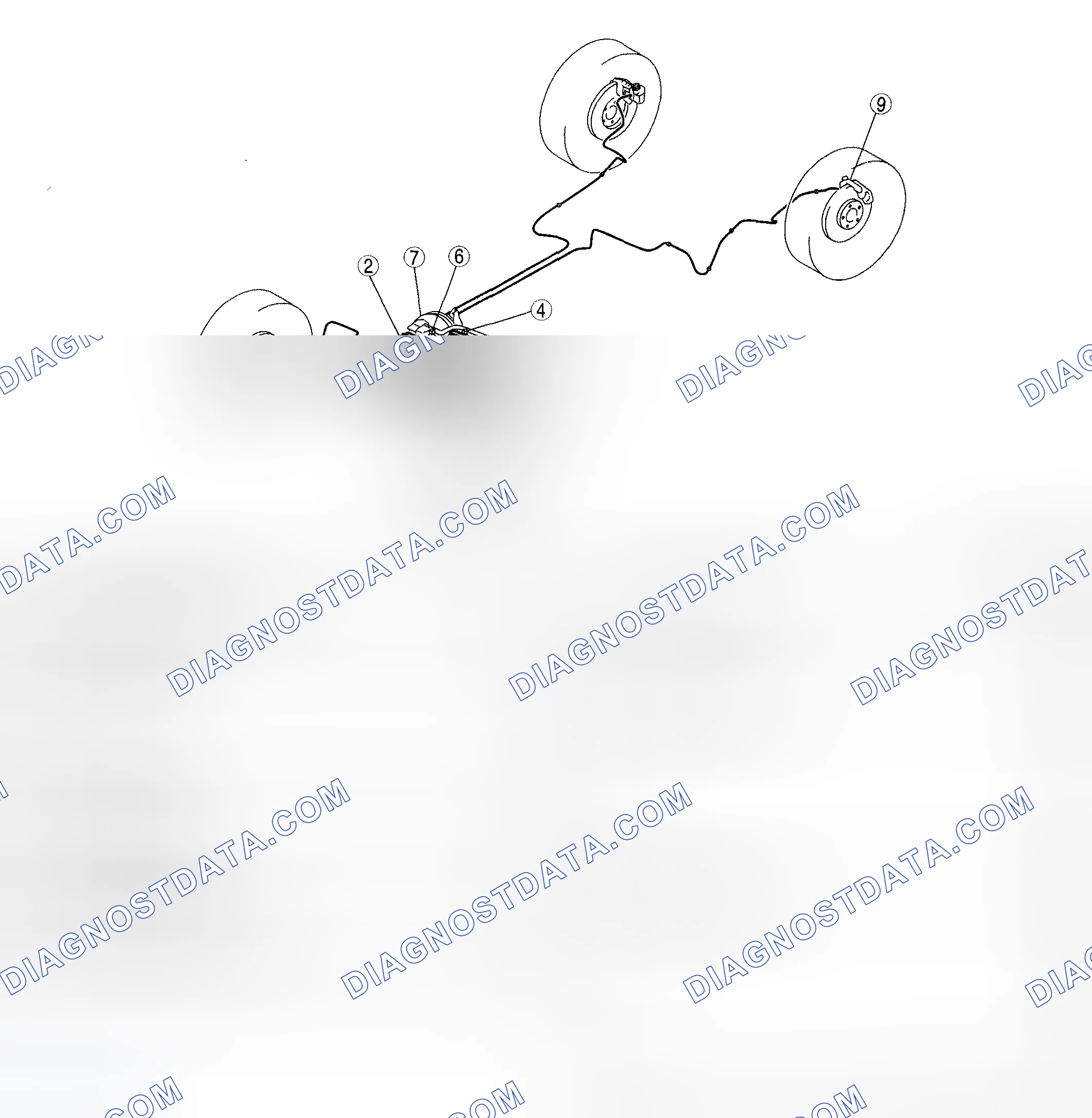 Scheme 1: CONVENTIONAL BRAKE SYSTEM LOCATION INDEX