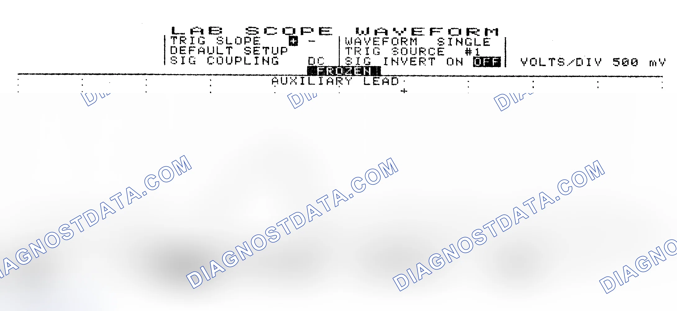 Scheme 10: Single Injector w/Excessive Current Flow - Current Pattern