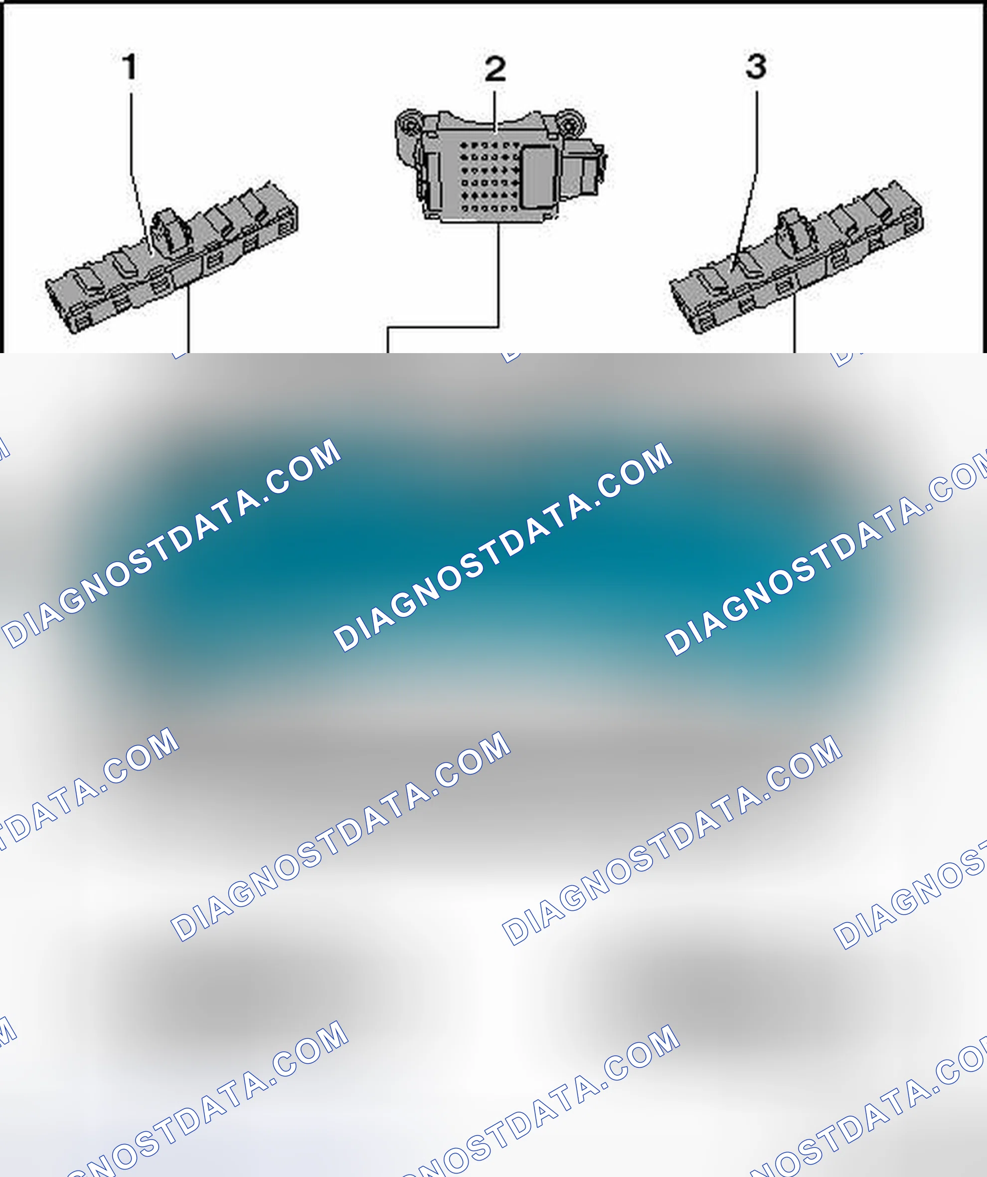 Scheme 4: REAR WINDOW ANTENNA COMPONENTS INSTALLED LOCATIONS OVERVIEW