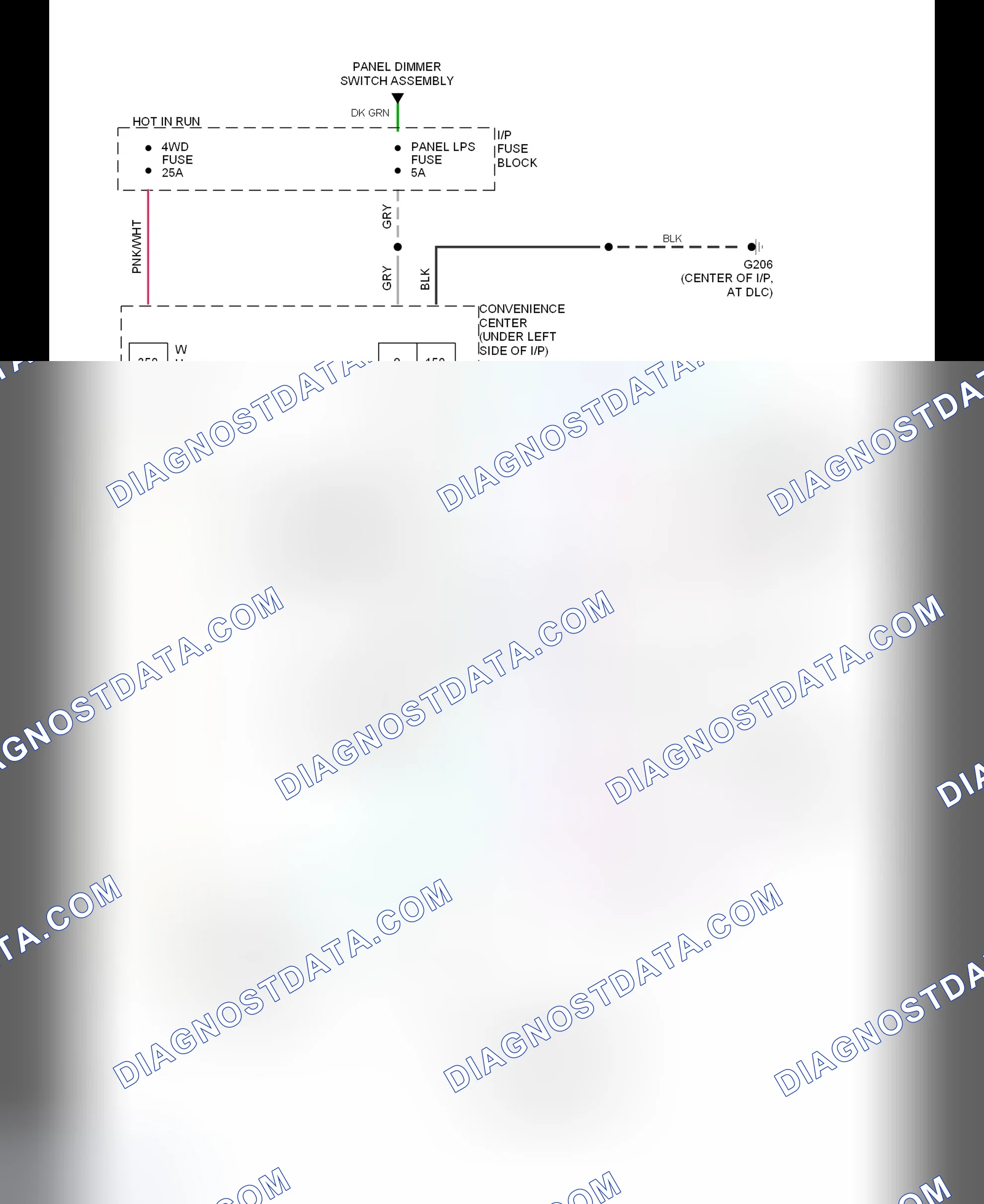 Scheme 7: Transfer Case Circuit (1993 Except H/D 4-Speed A/T)