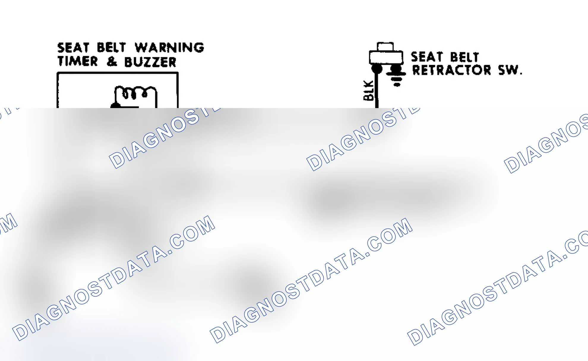 Scheme 1: General Motors Seat Belt Warning System Wiring Diagram