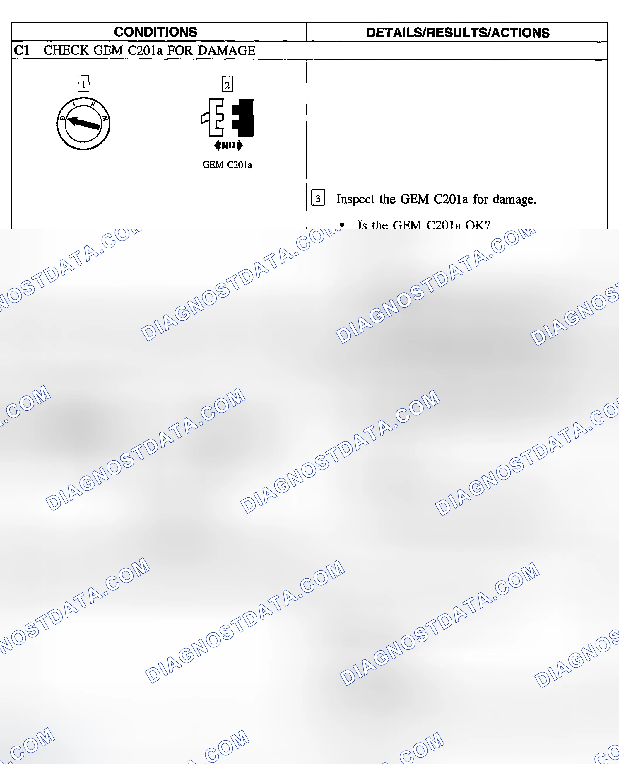 Scheme 9: PINPOINT TEST C: THE GENERIC ELECTRONIC MODULE (GEM) DOES NOT RESPOND TO THE DIAGNOSTIC TOOL