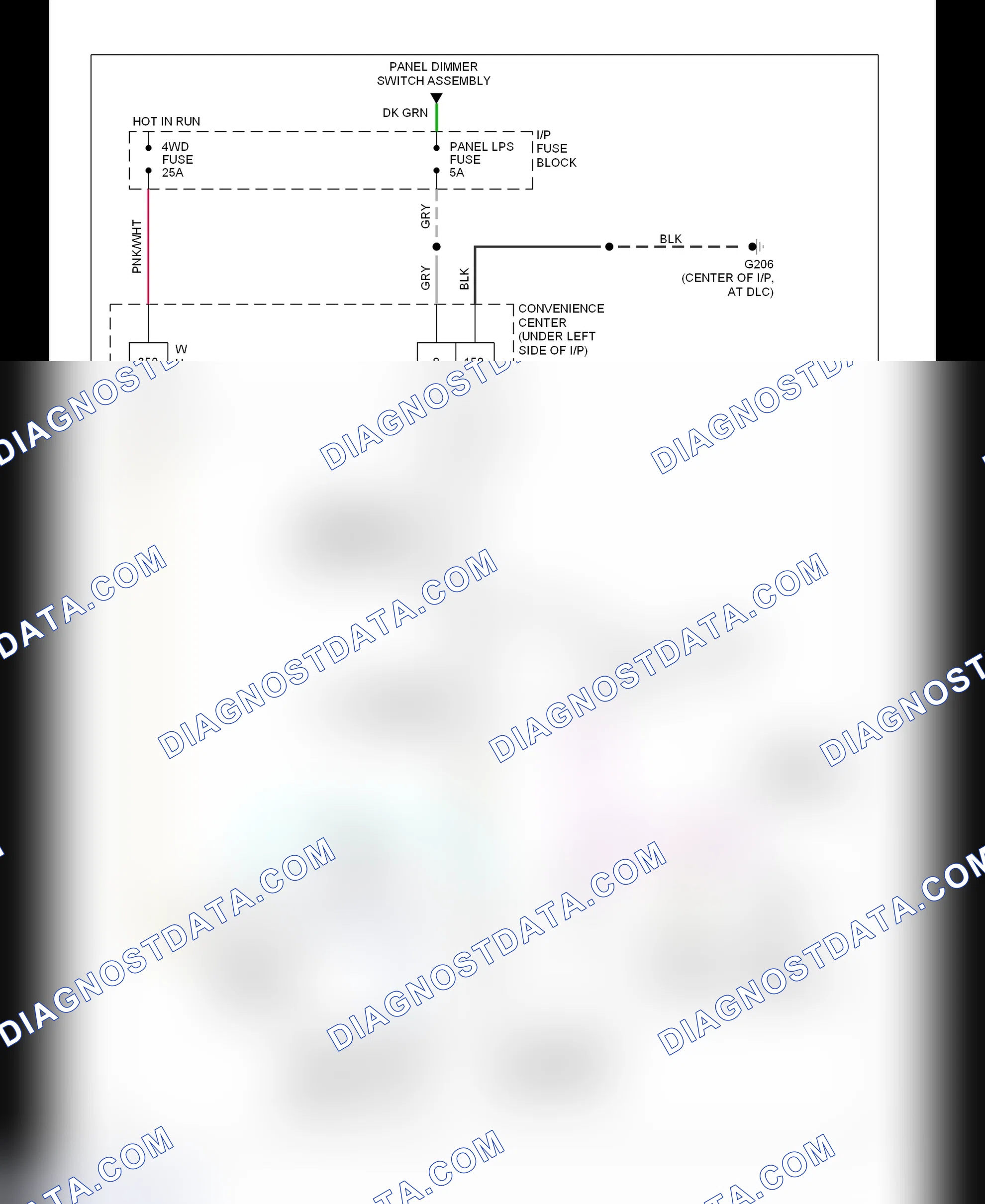 Scheme 9: Transfer Case Circuit (1994 Except K300)
