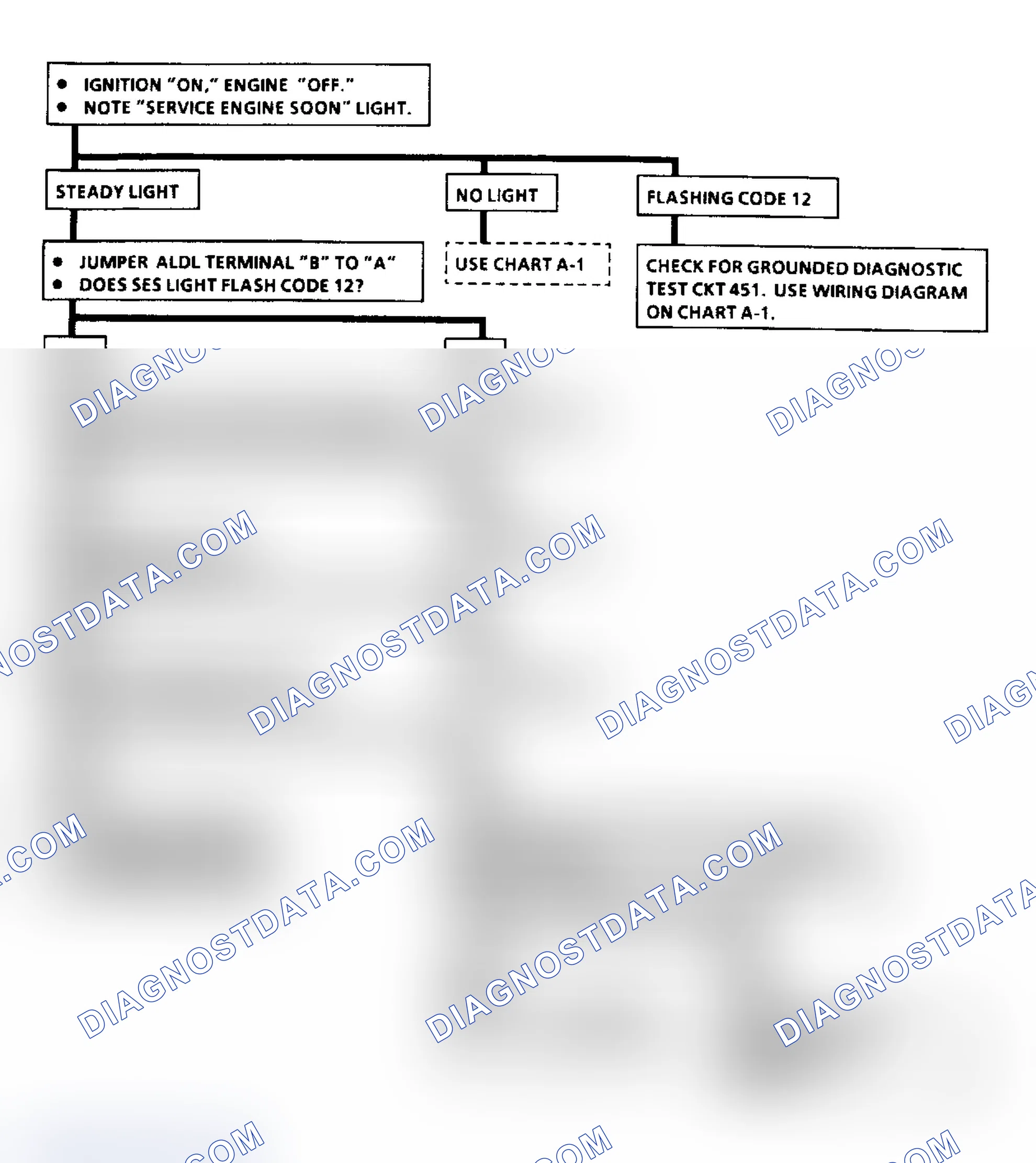 Scheme 436: Diagnostic Circuit Check (Flow Chart)