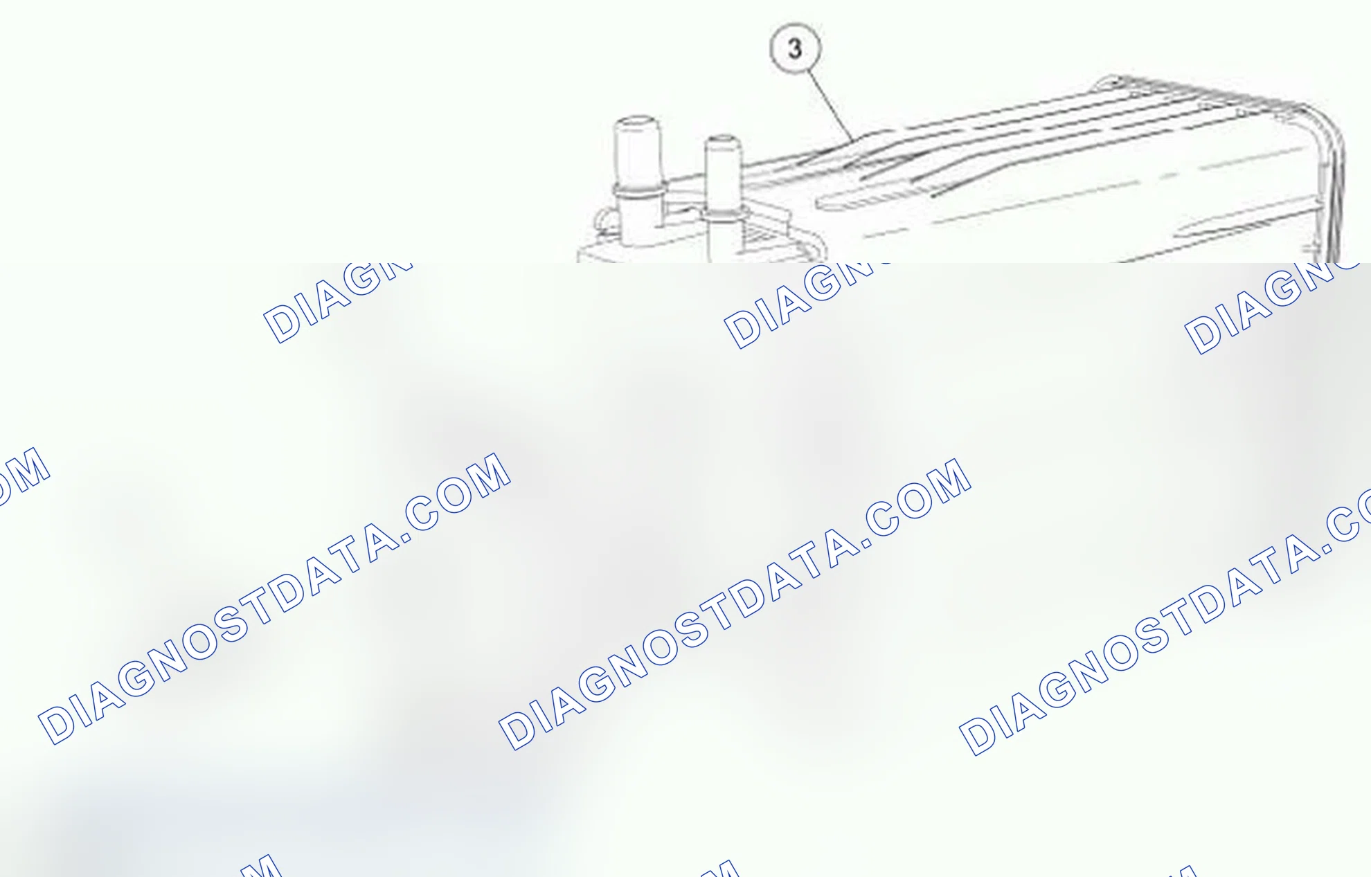 Scheme 128: Midship Fuel Tank Evaporative Emission (EVAP) Canister, Vent Solenoid and Dust Separator Assembly an