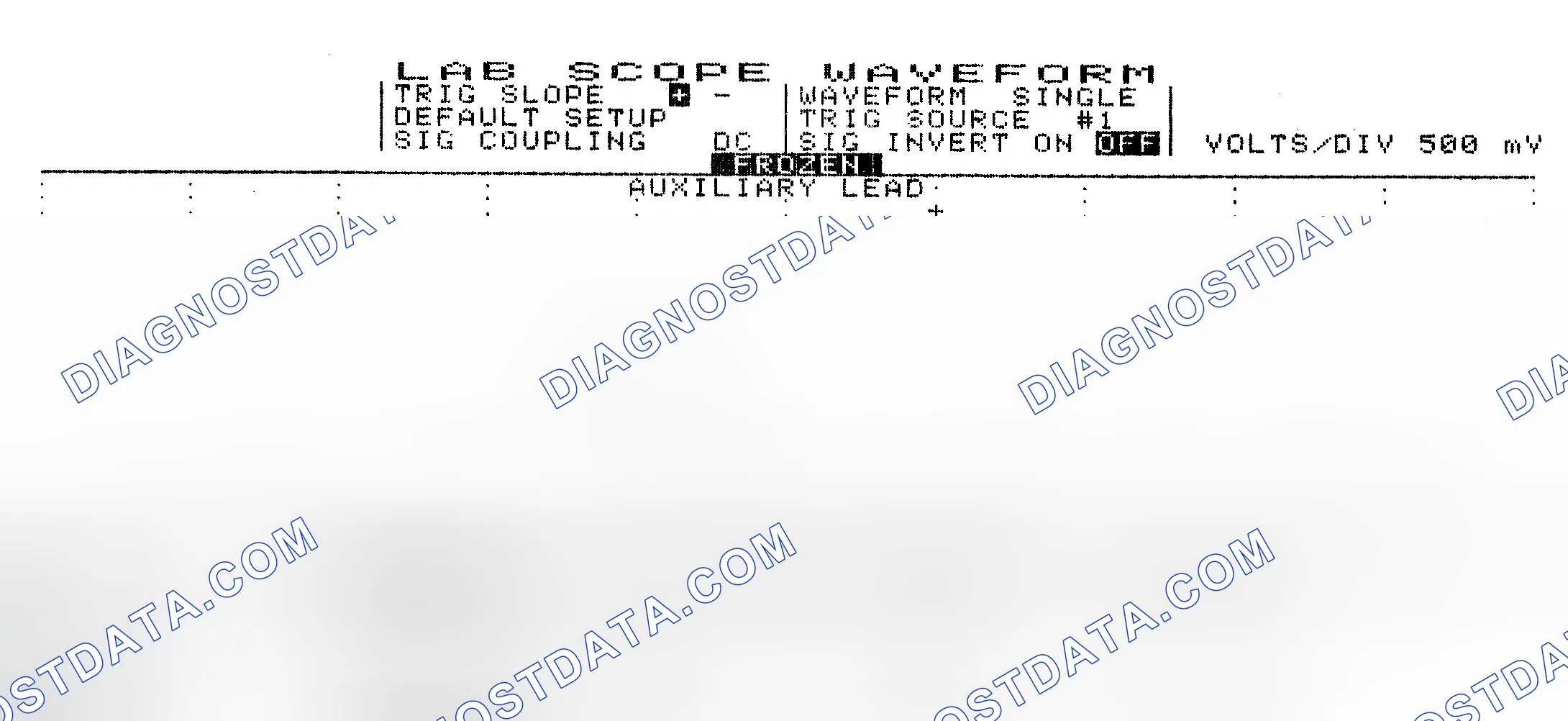 Scheme 10: Single Injector w/Excessive Current Flow - Current Pattern