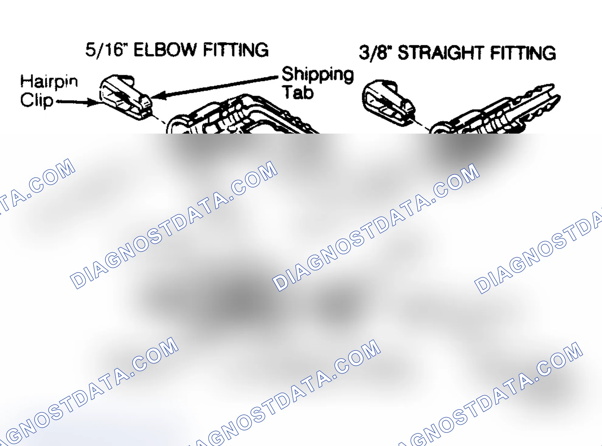 Scheme 8: Removal & Installation (3/8" Straight & 5/16" Elbow Fittings)