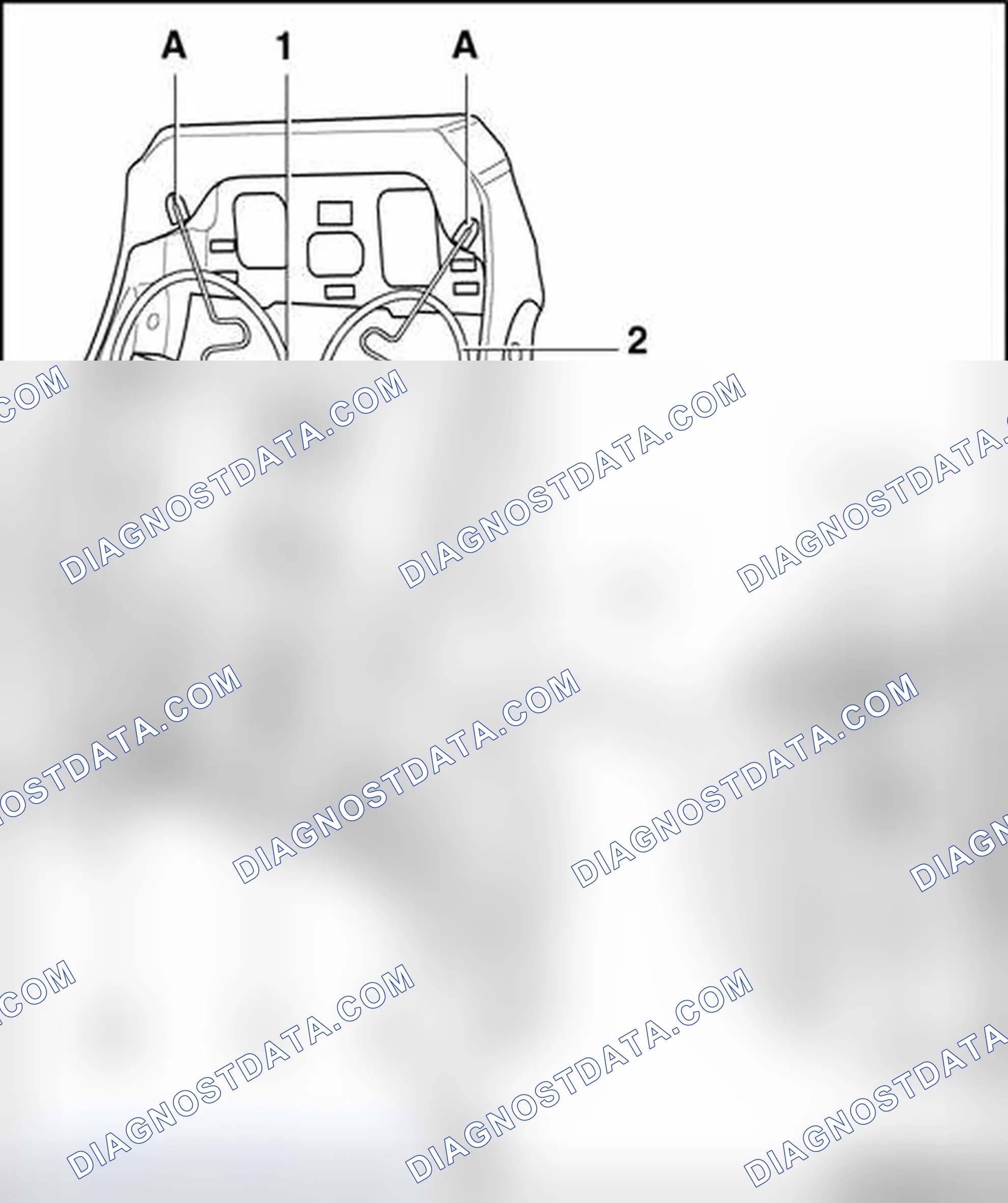 Scheme 240: 4-way lumbar support, assembly overview