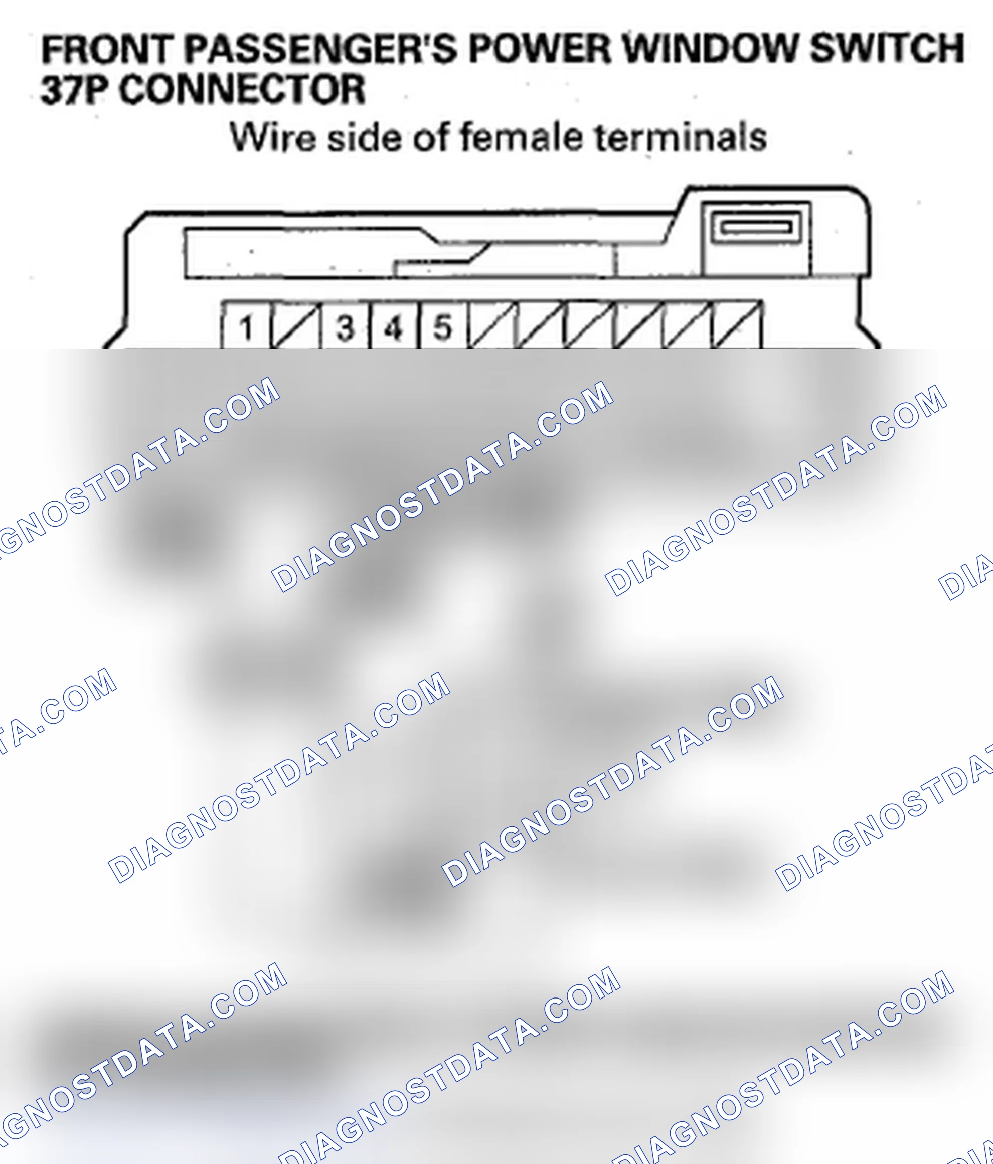 Scheme 84: DTC B1130: Front Passenger's Power Window Motor A-Phase Pulse Signal Input Error; DTC B1131: Front P