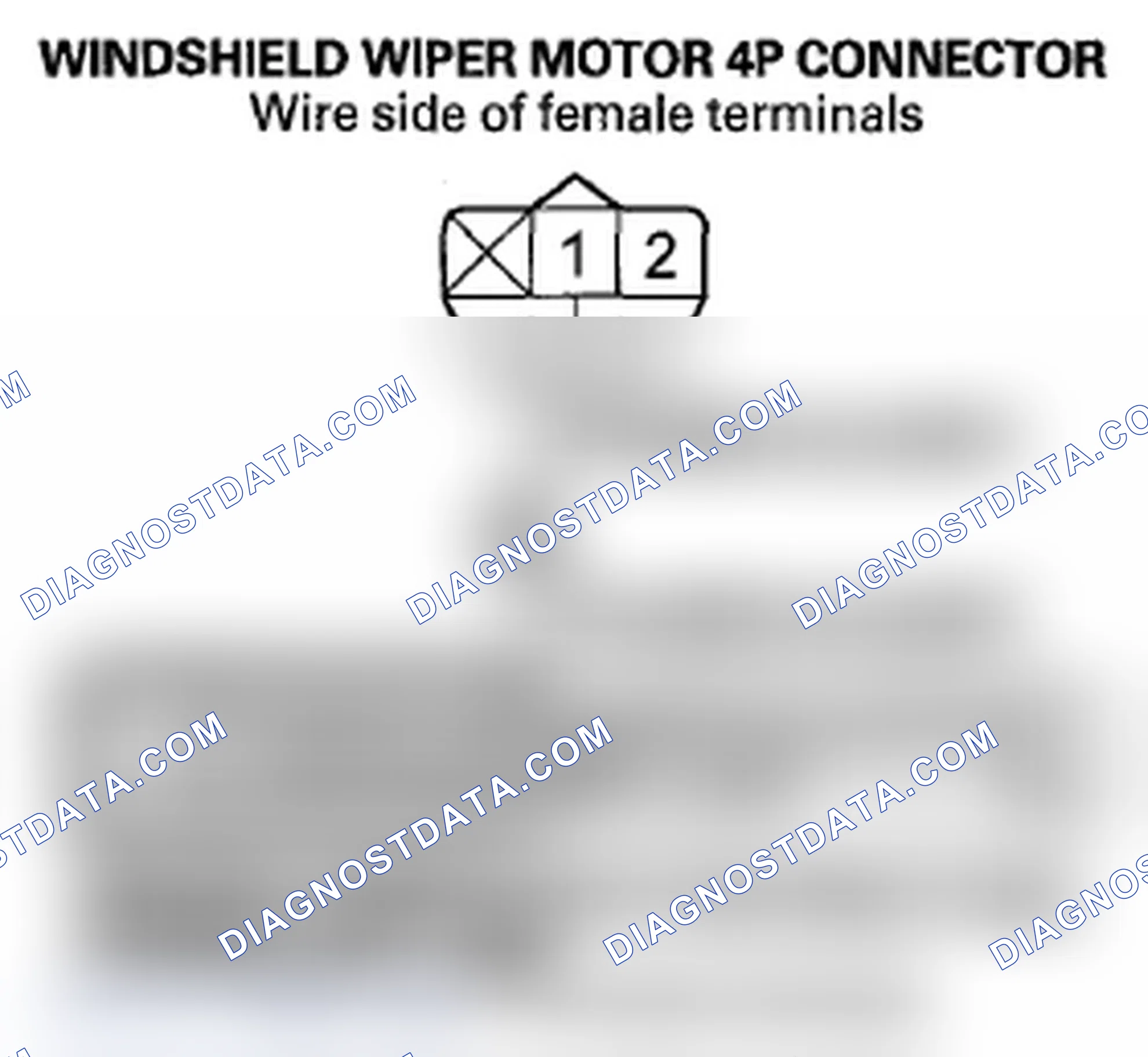 Scheme 55: DTC B1077: Wiper Auto-Stop (As) Signal Circuit Malfunction