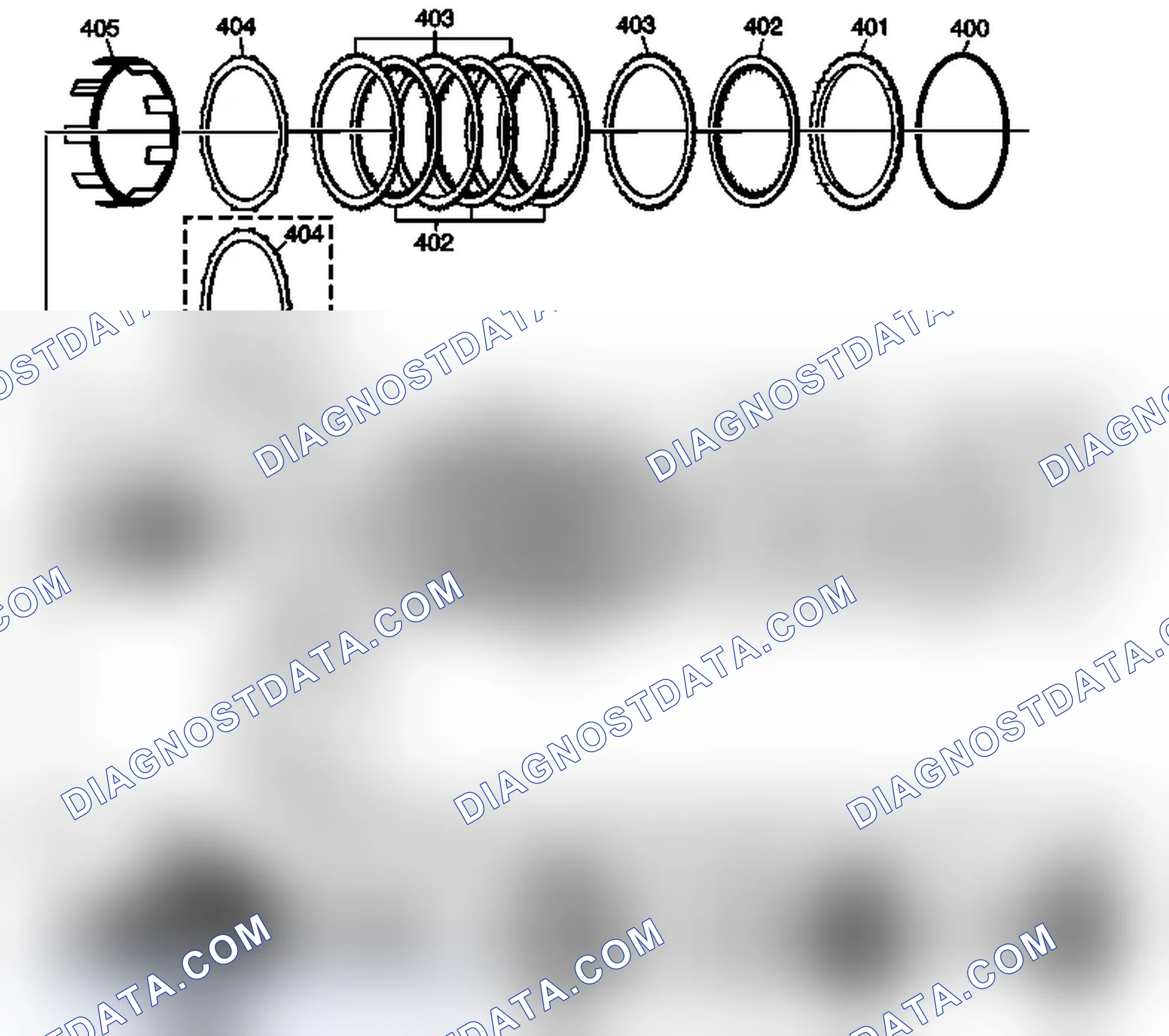 Scheme 220: 1-2-3-4 and 3-5 Reverse Clutch Assembly