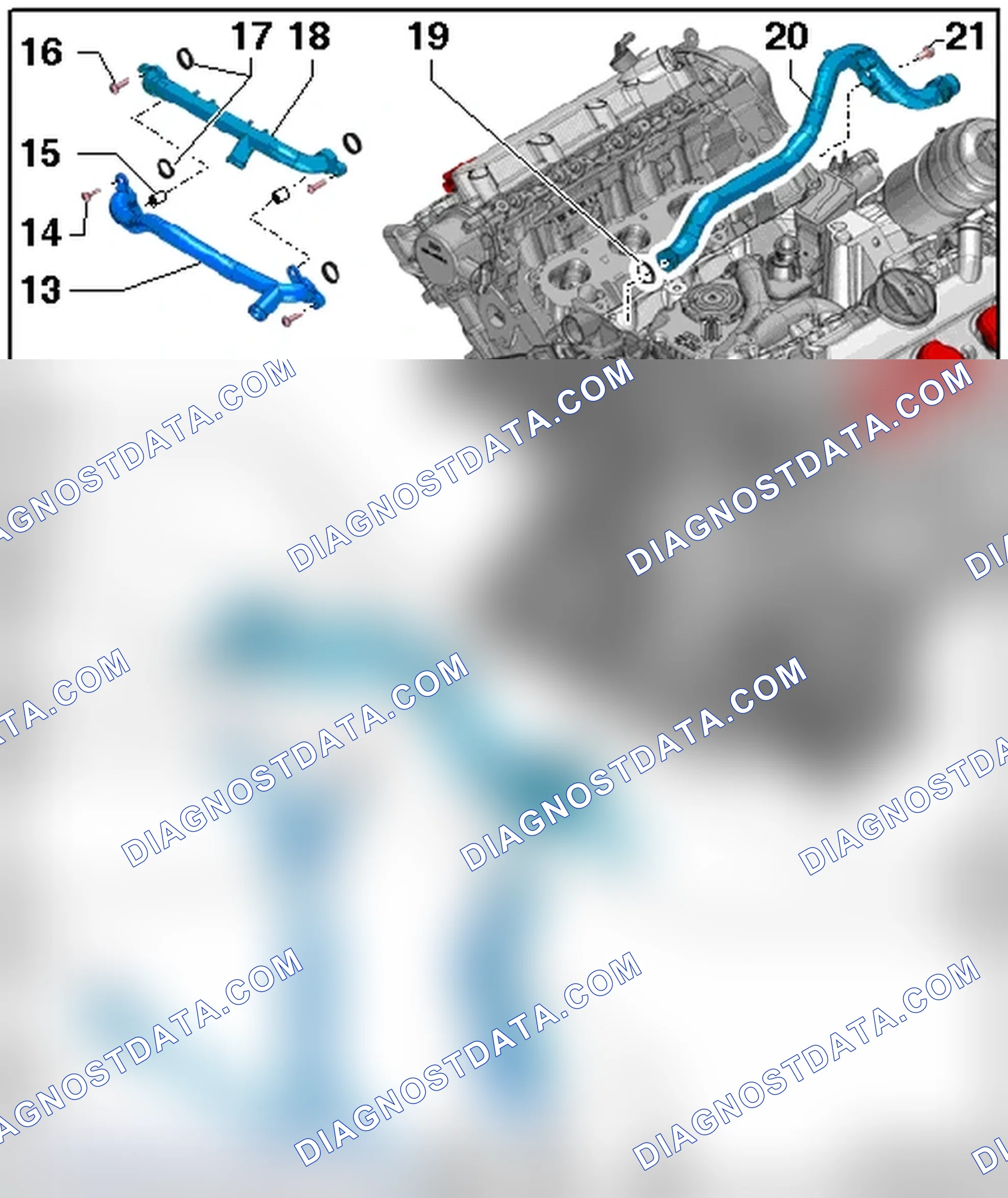 Scheme 73: COOLANT PIPES OVERVIEW
