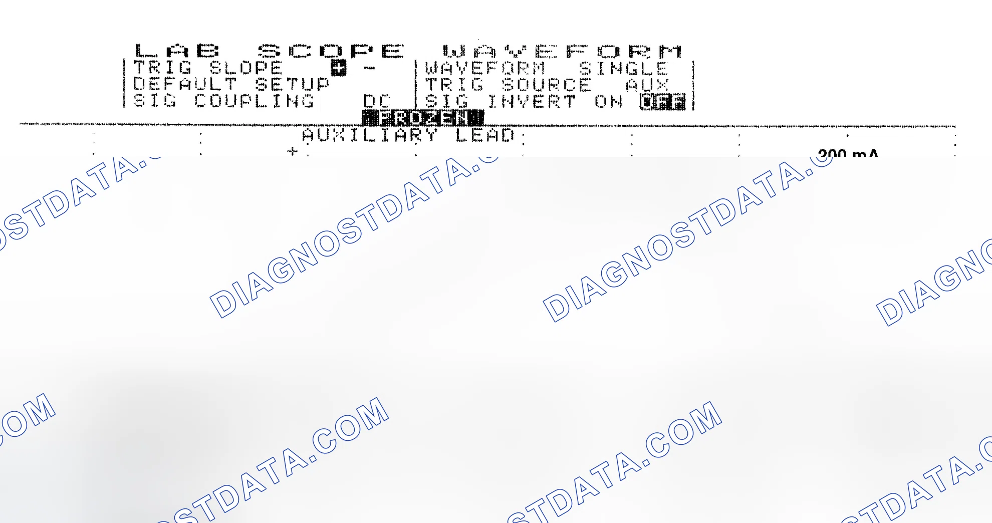 Scheme 13: Single Injector w/Normal Current Flow - Current Pattern