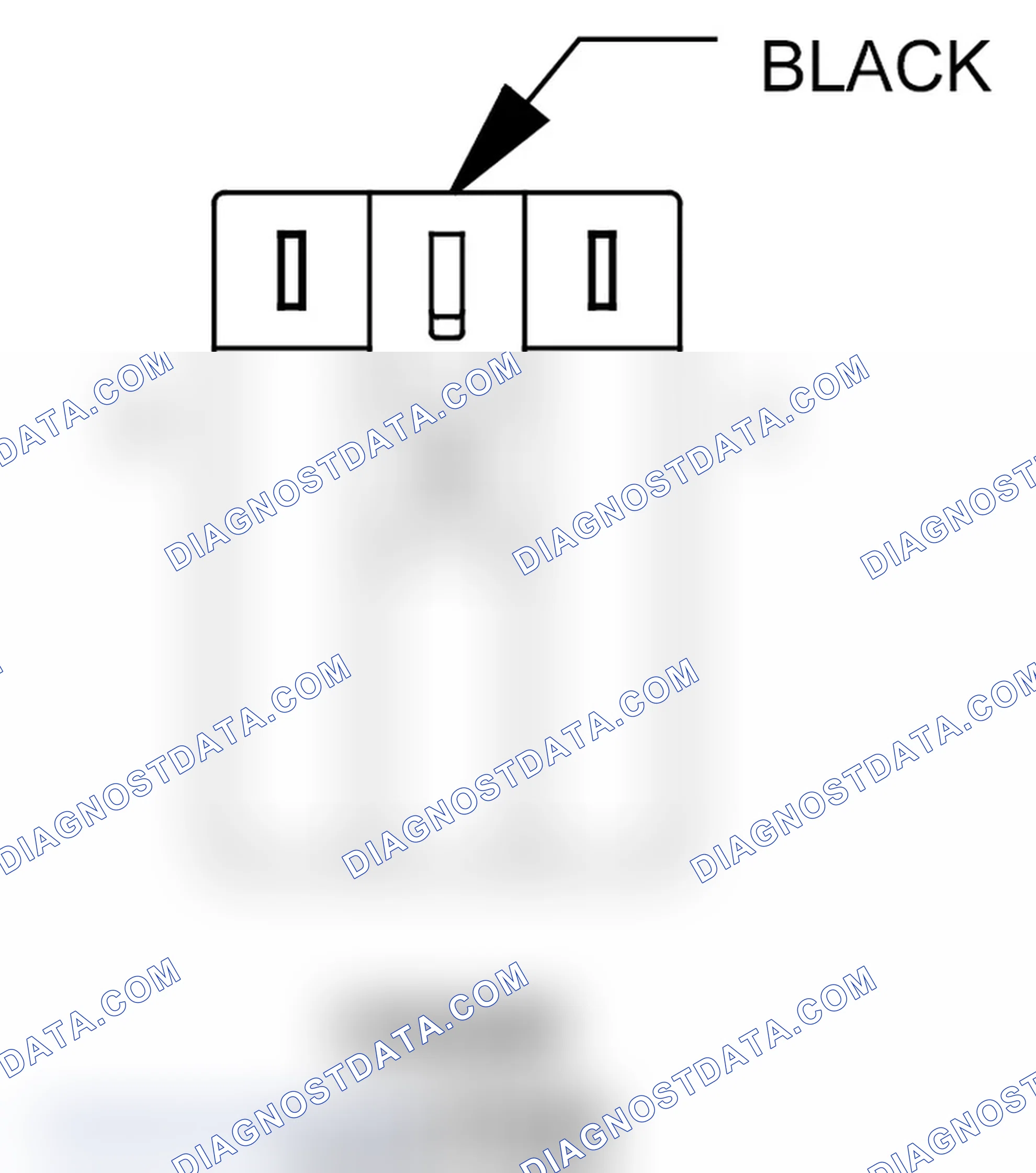 Scheme 103: Cigar Lighter Connector End View