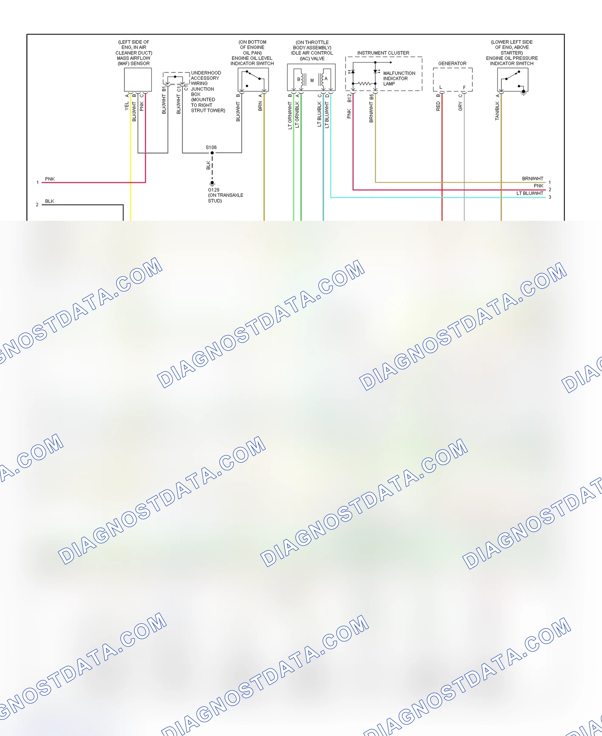 Scheme 46: PCM Wiring Diagram (Century - 3.1L - 3 Of 4)