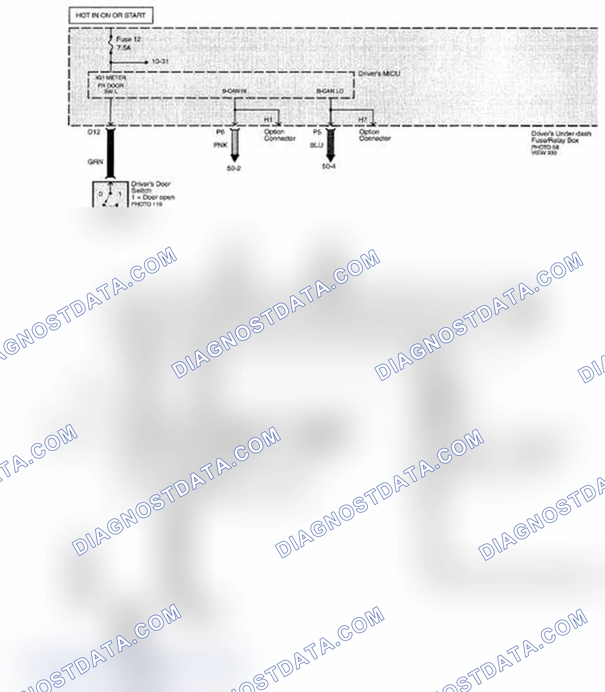 Scheme 369: Moonroof Circuit Diagram - Keyless Access (Page 122)