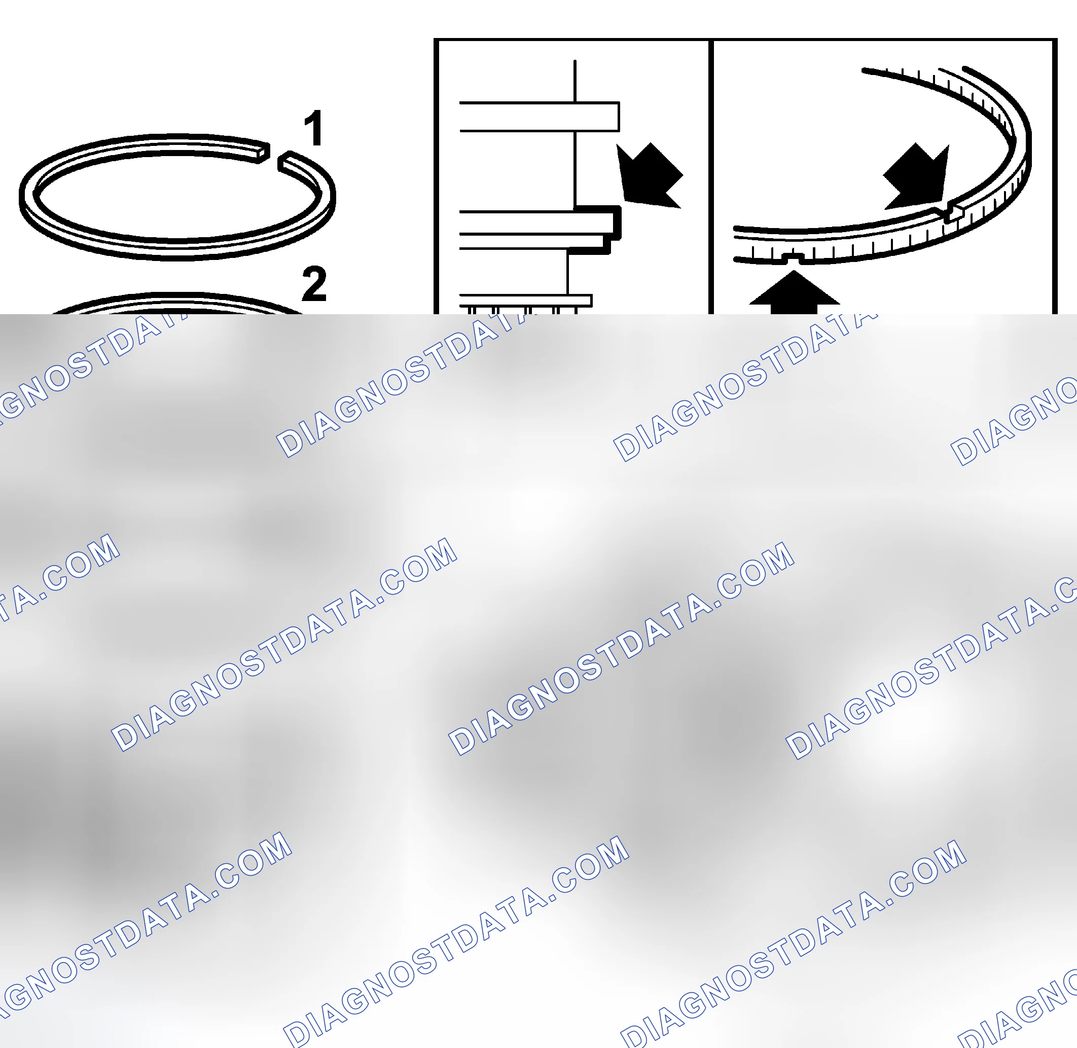 Scheme 597: Fitting piston rings on piston
