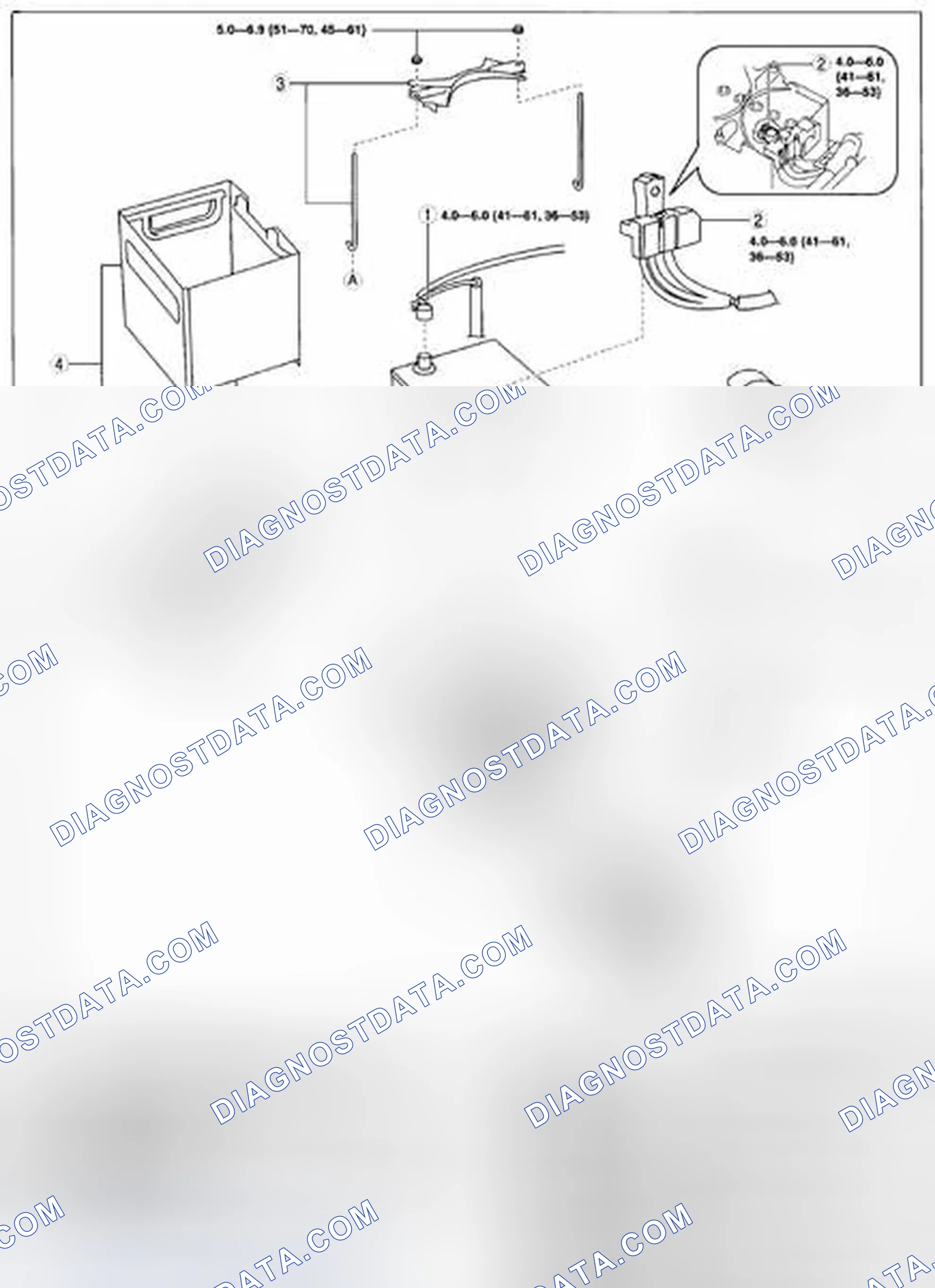 Scheme 1: BATTERY REMOVAL/INSTALLATION [SKYACTIV-G 2.0]