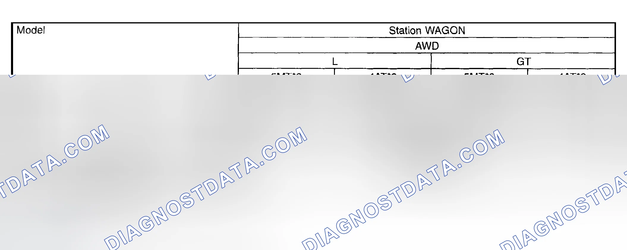 Scheme 20: Weight Specifications Chart
