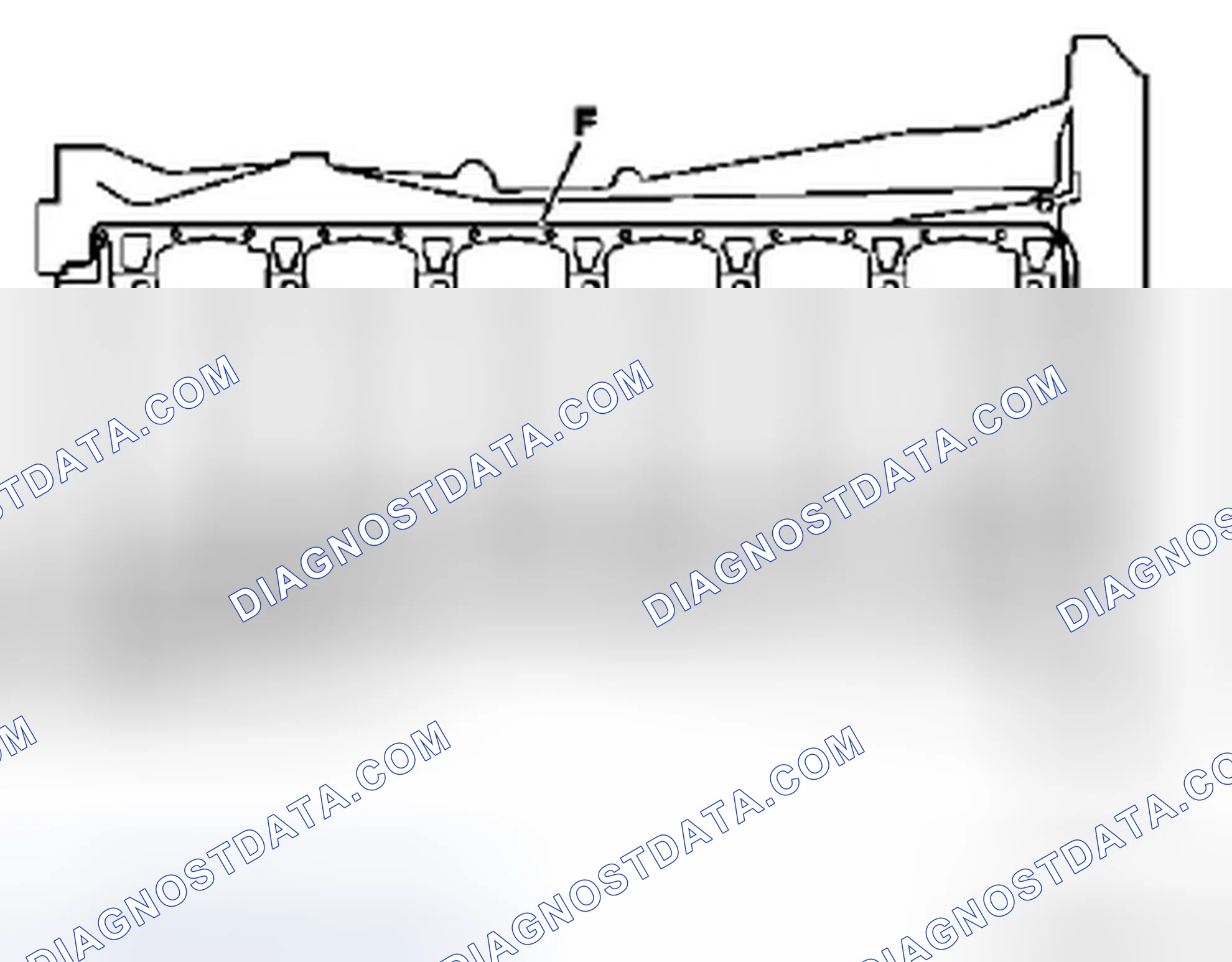 Fig. 17: Identifying Sealant Applying To Crankcase Bottom Section