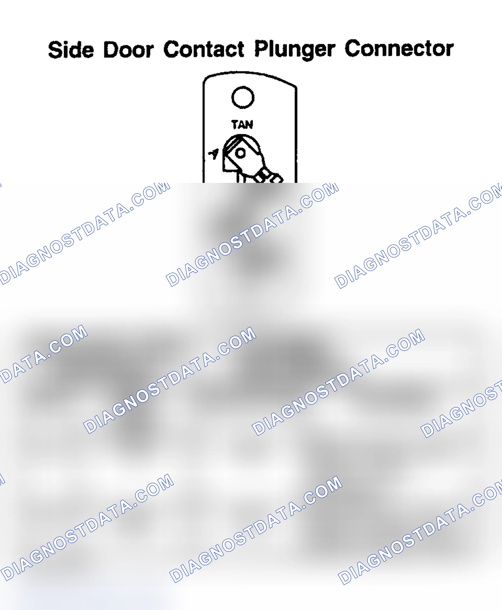 Scheme 244: SIDE DOOR CONTACT PLUNGER