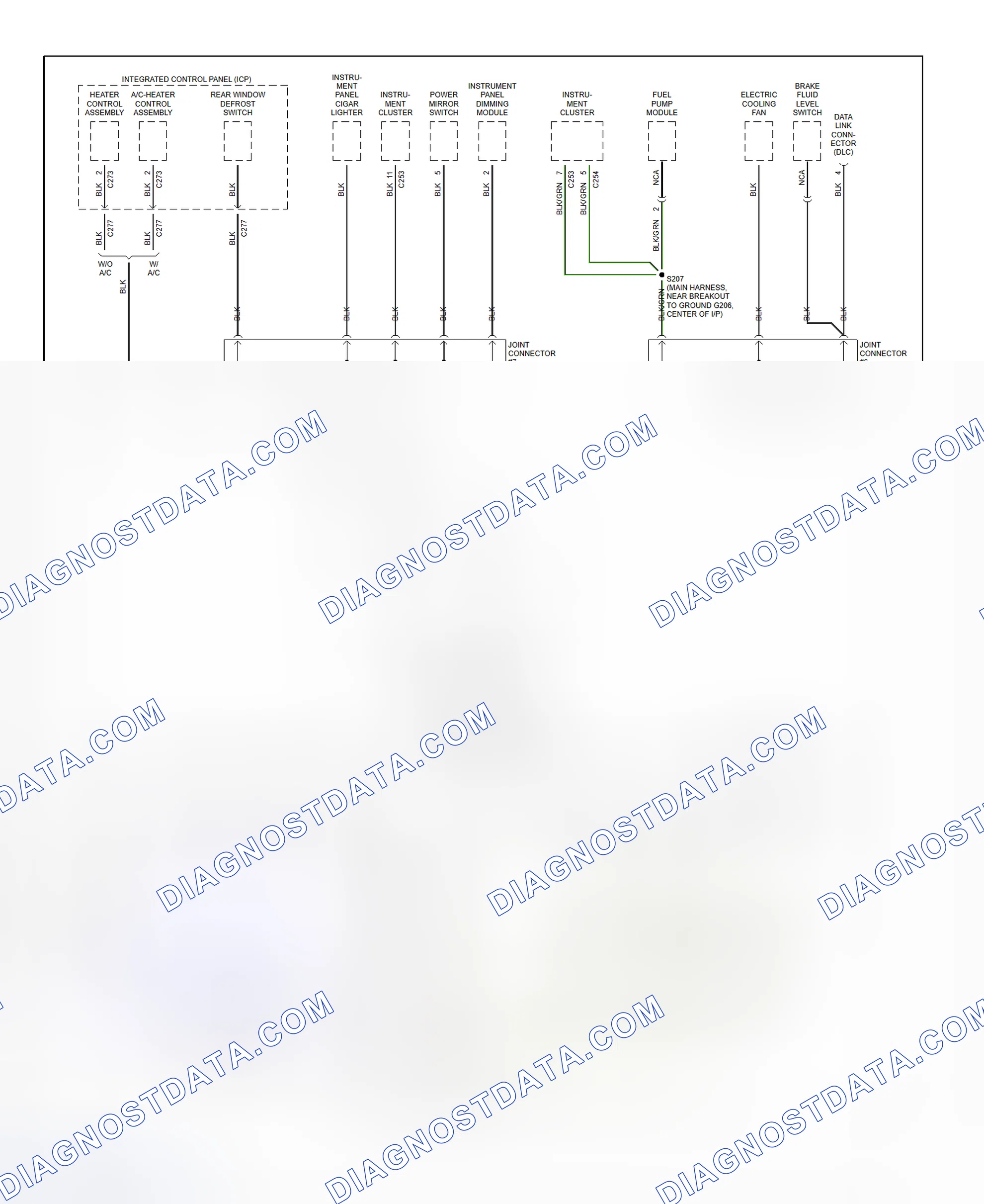 Scheme 4: Ground Distribution Wiring Diagram (2 Of 3)