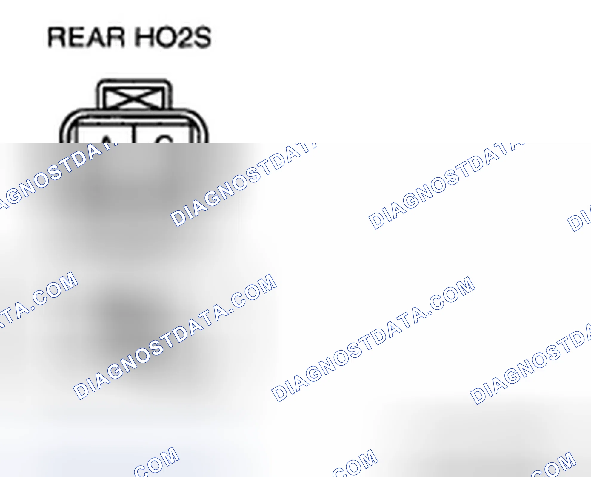 Scheme 179: Rear HO2S Heater Resistance Inspection