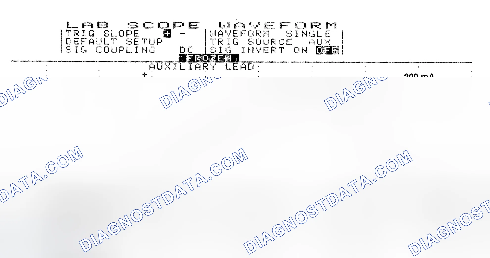 Scheme 13: Single Injector w/Normal Current Flow - Current Pattern