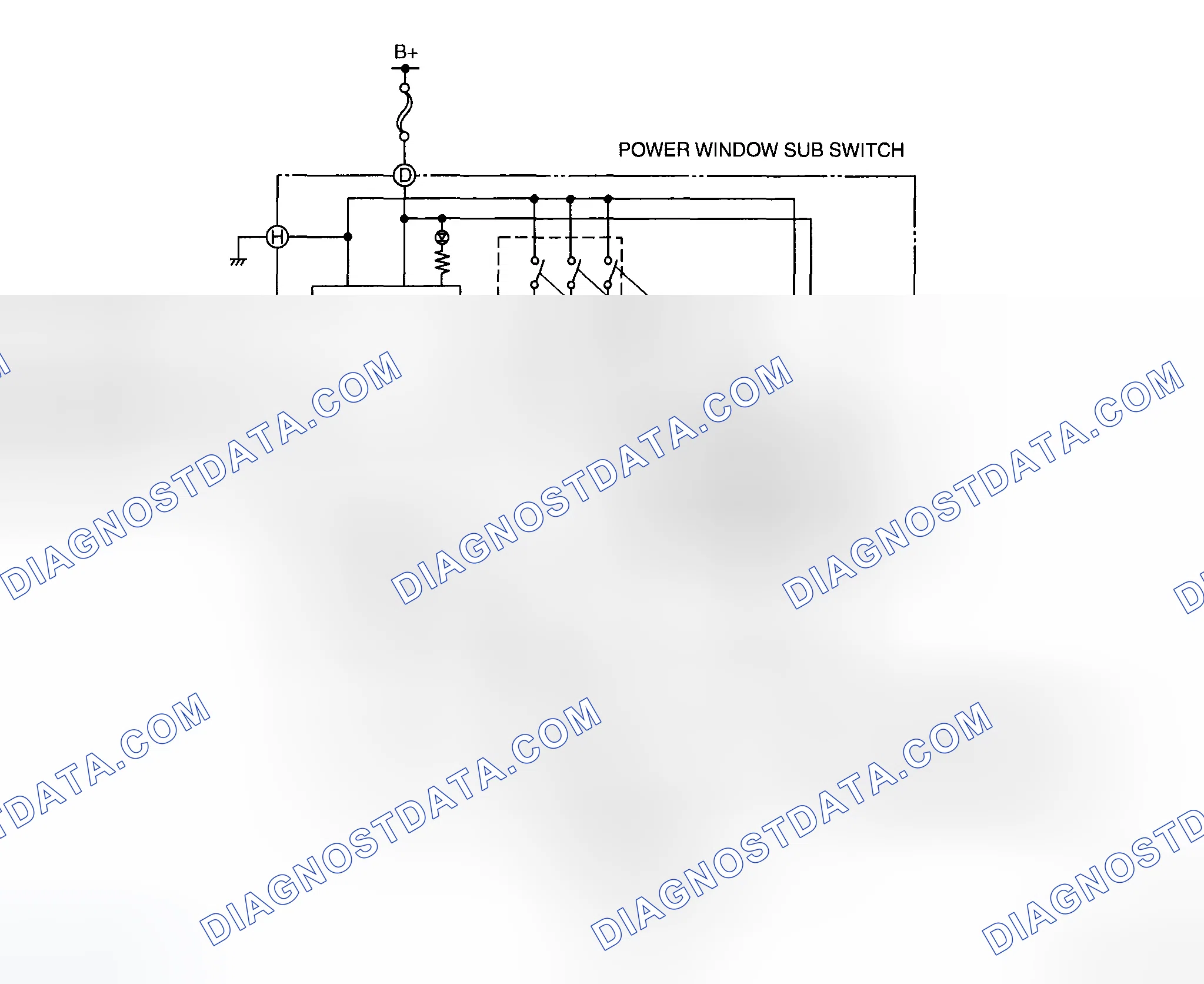 Scheme 2: Power Window Subswitch