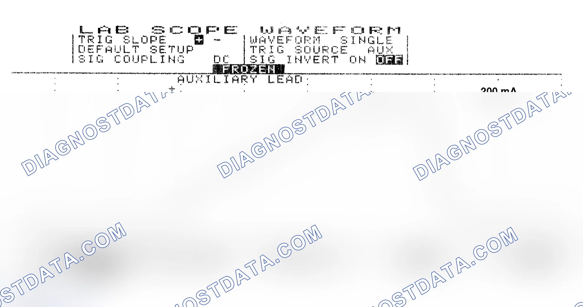 Scheme 13: Single Injector w/Normal Current Flow - Current Pattern