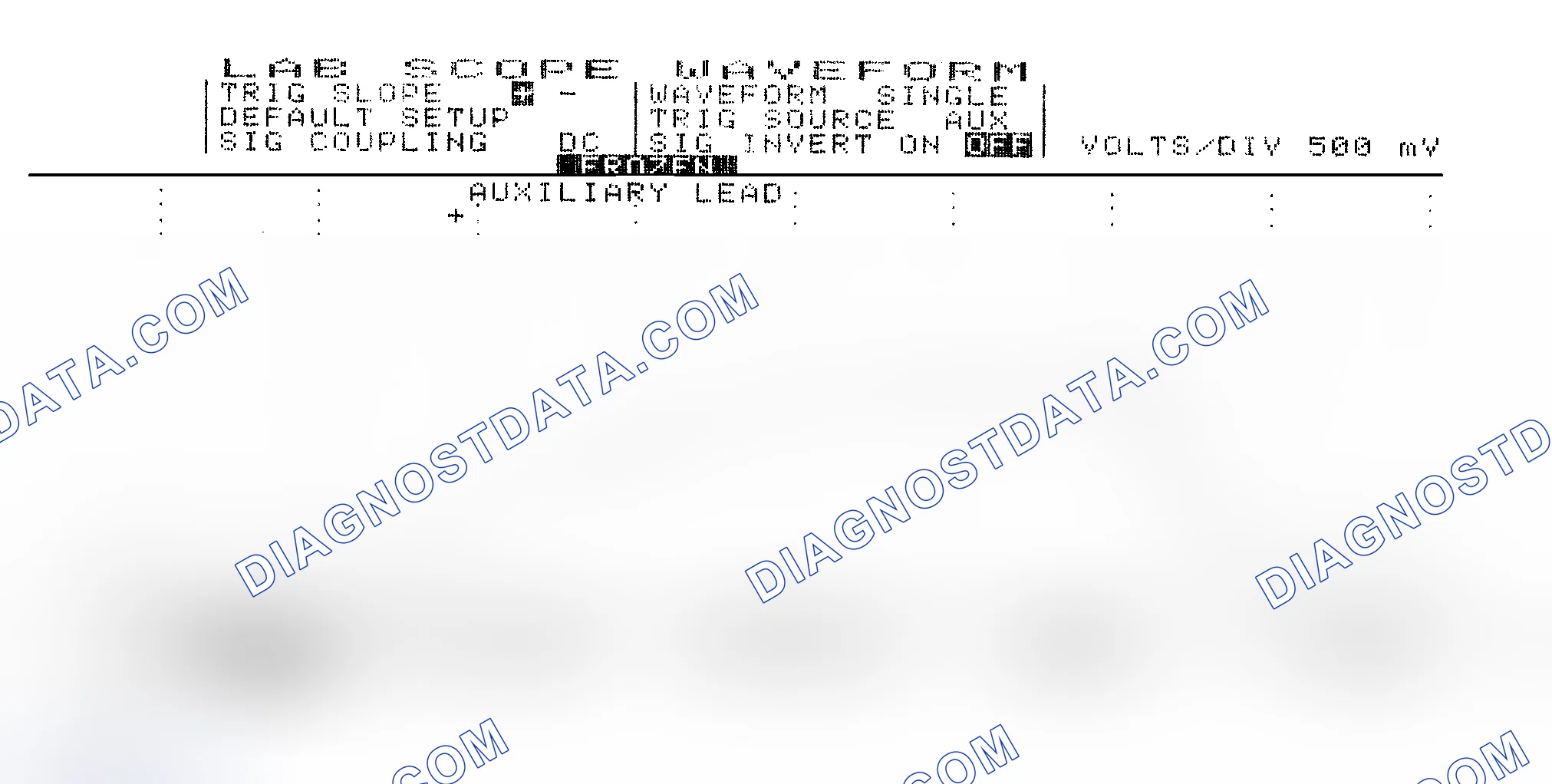 Scheme 14: Single Injector w/Excessive Current Flow - Current Pattern