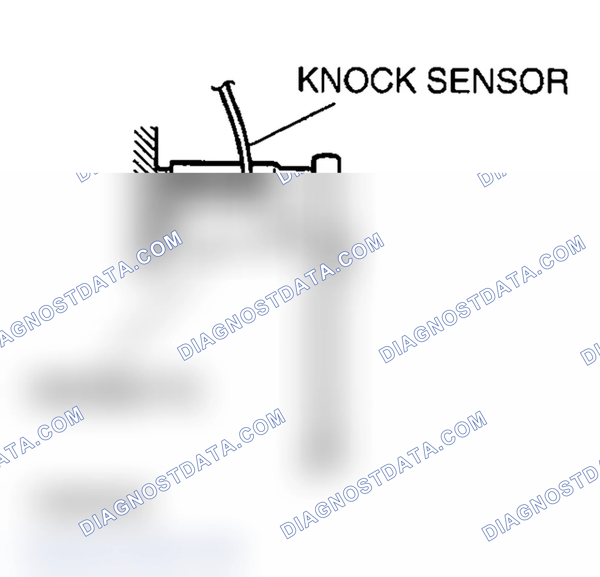 Scheme 43: << A >> KNOCK SENSOR REMOVAL