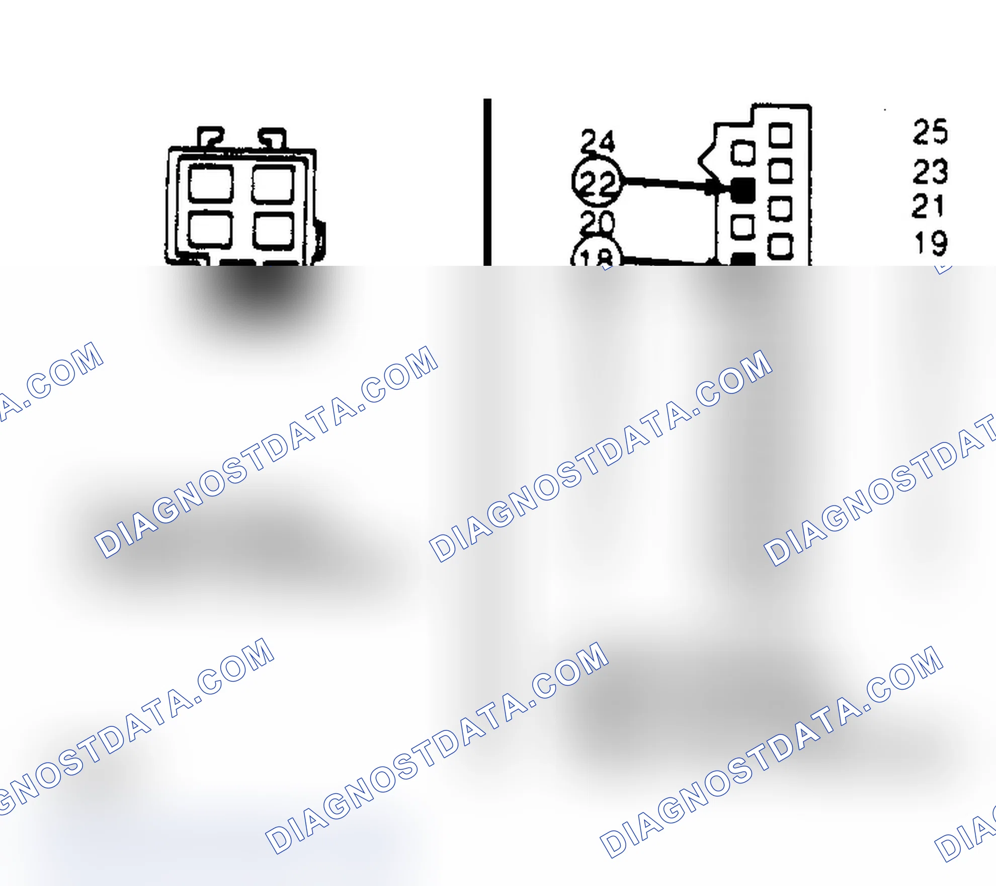 Scheme 165: Throttle Body 4-Wire Connector & Logic Module Red Connector View From Wire End