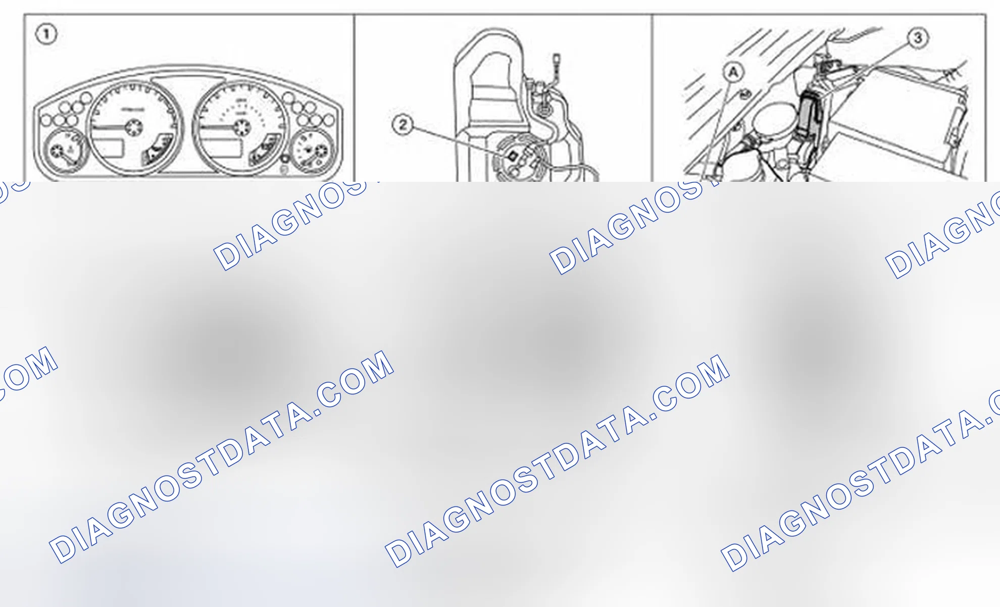 Scheme 86: Identifying Combination Meters Component Parts And Harness Connector Location